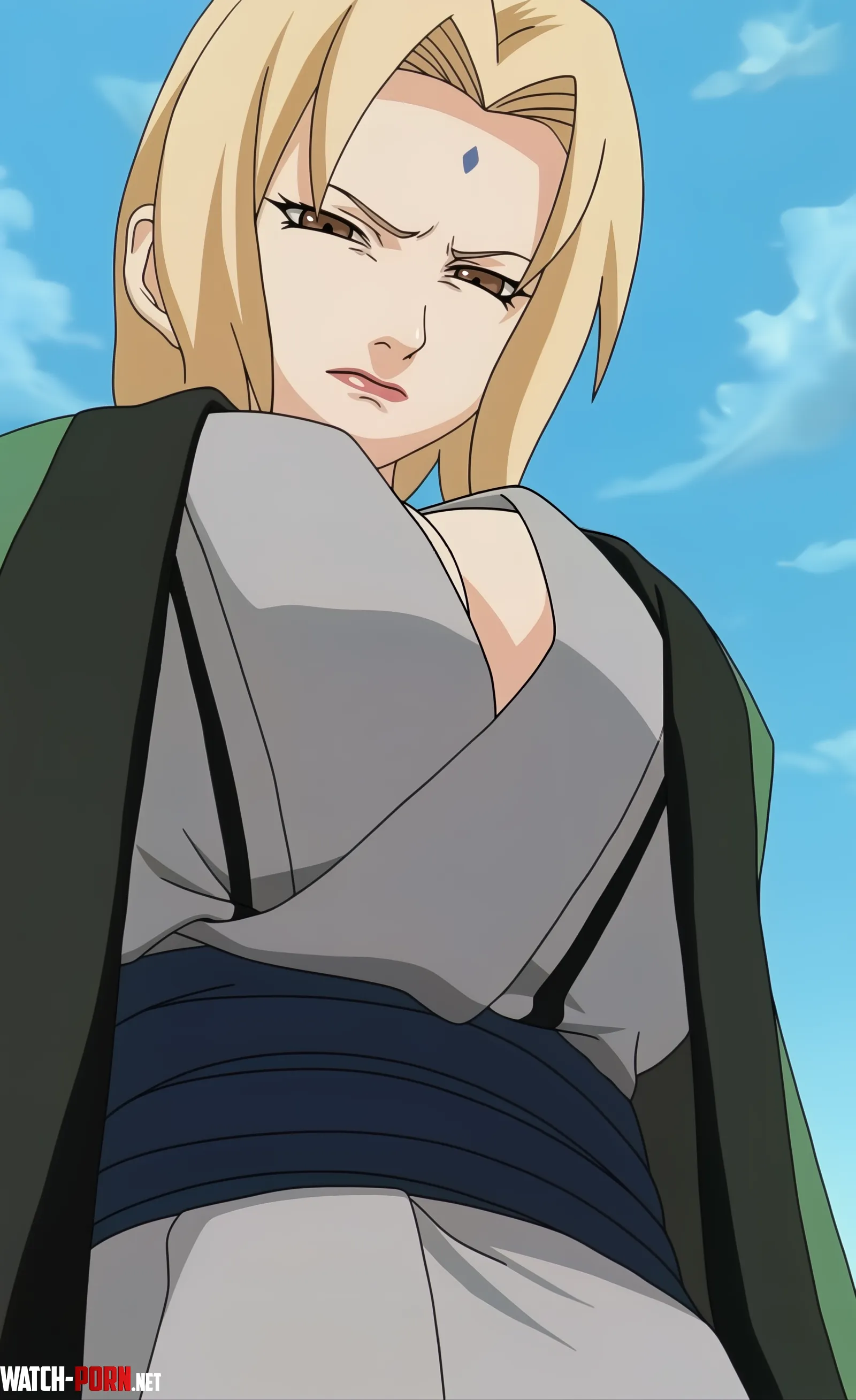 Tsunade down view [Naruto] by EruZari