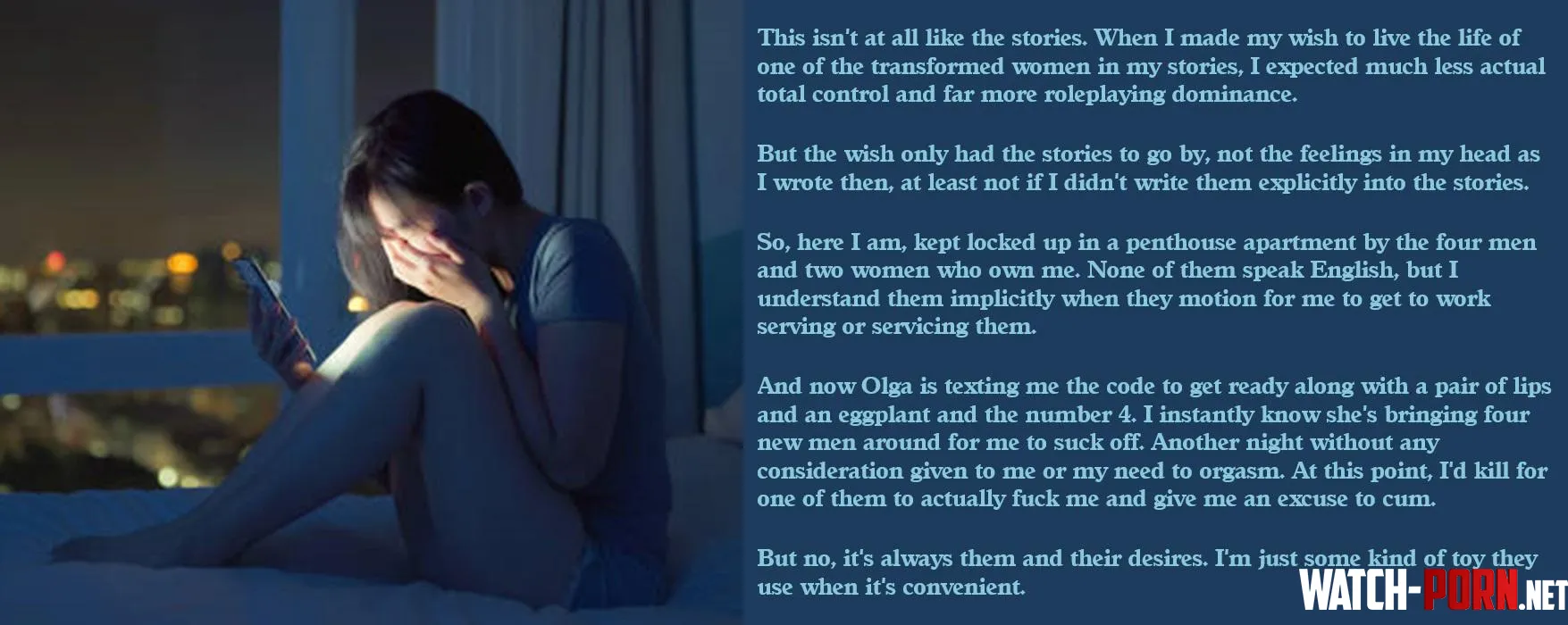 New Caption! Not At All Like the Stories by Lost-Day-5036