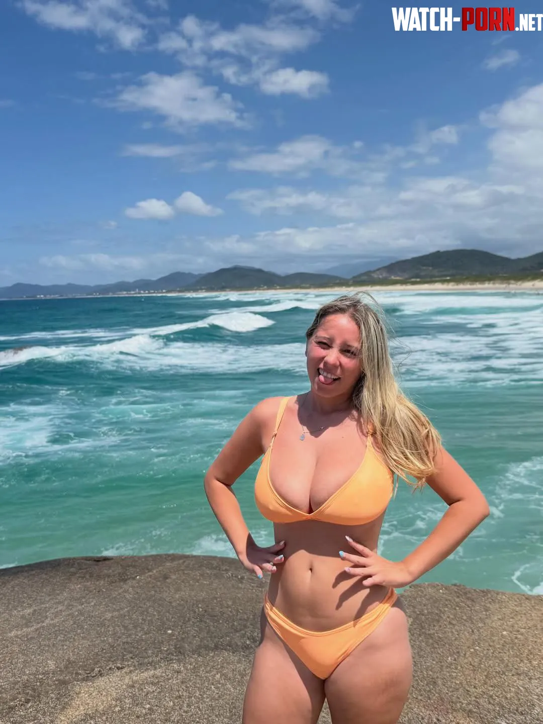 Orange bikini by ToadSpasms