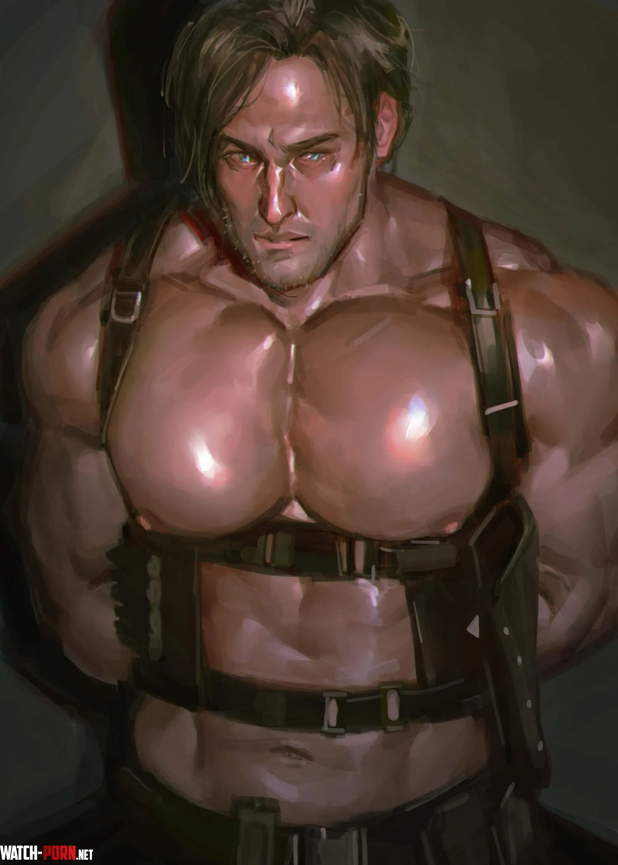 Leon Kennedy (art by @77tsutsu) by 77tsutsu