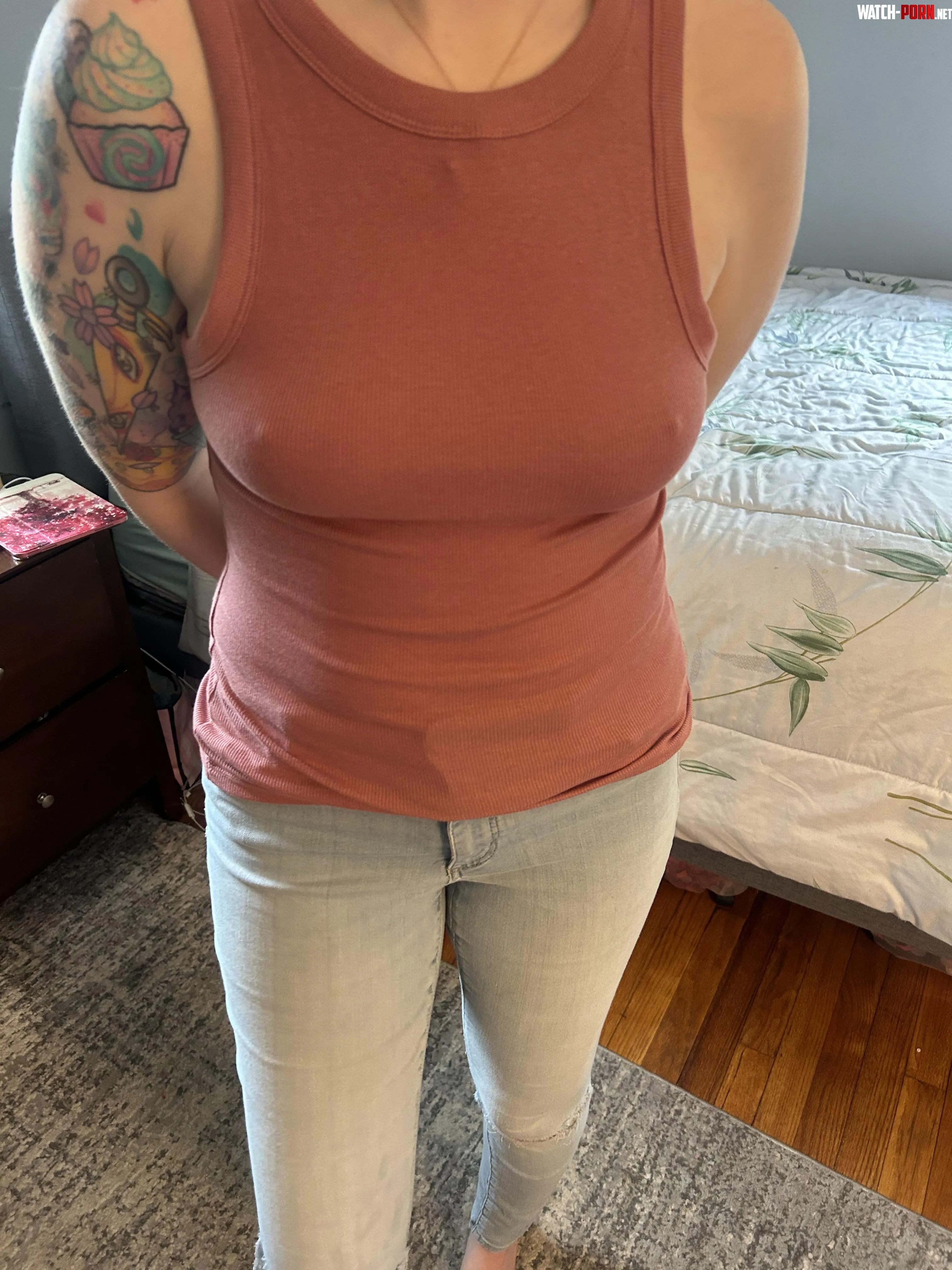 Who likes no bra weekends? 🥰 by Fun_Employee_7171