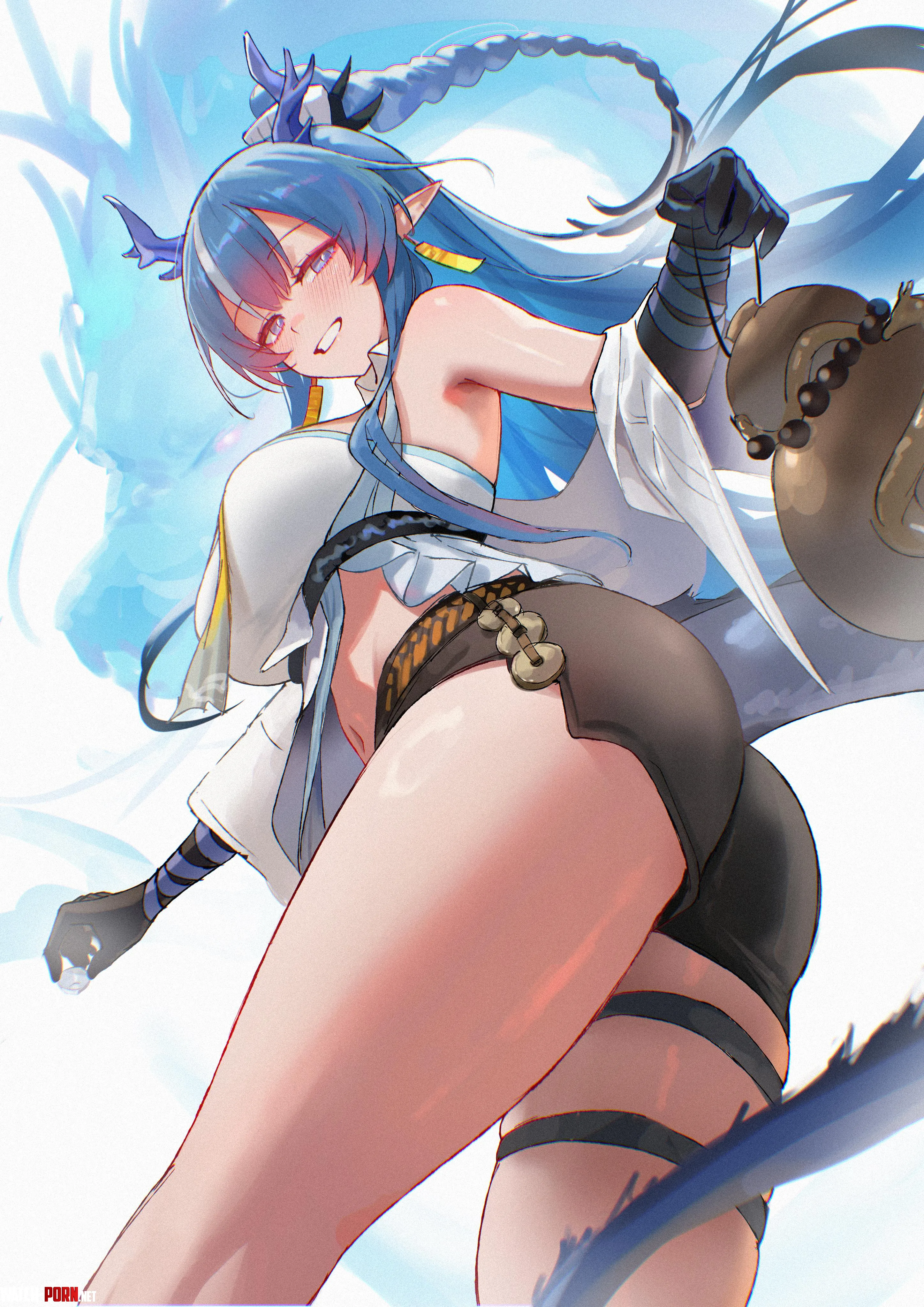 Slightly drunk Ling [Arknights] by marxsander2016