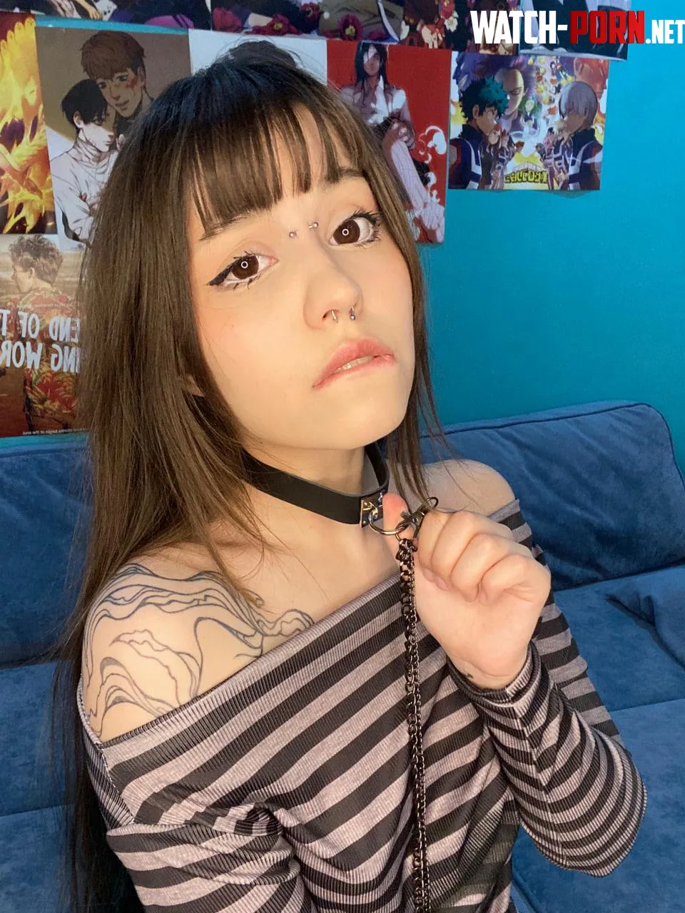 A collar always gets me horny by Yoko_kira