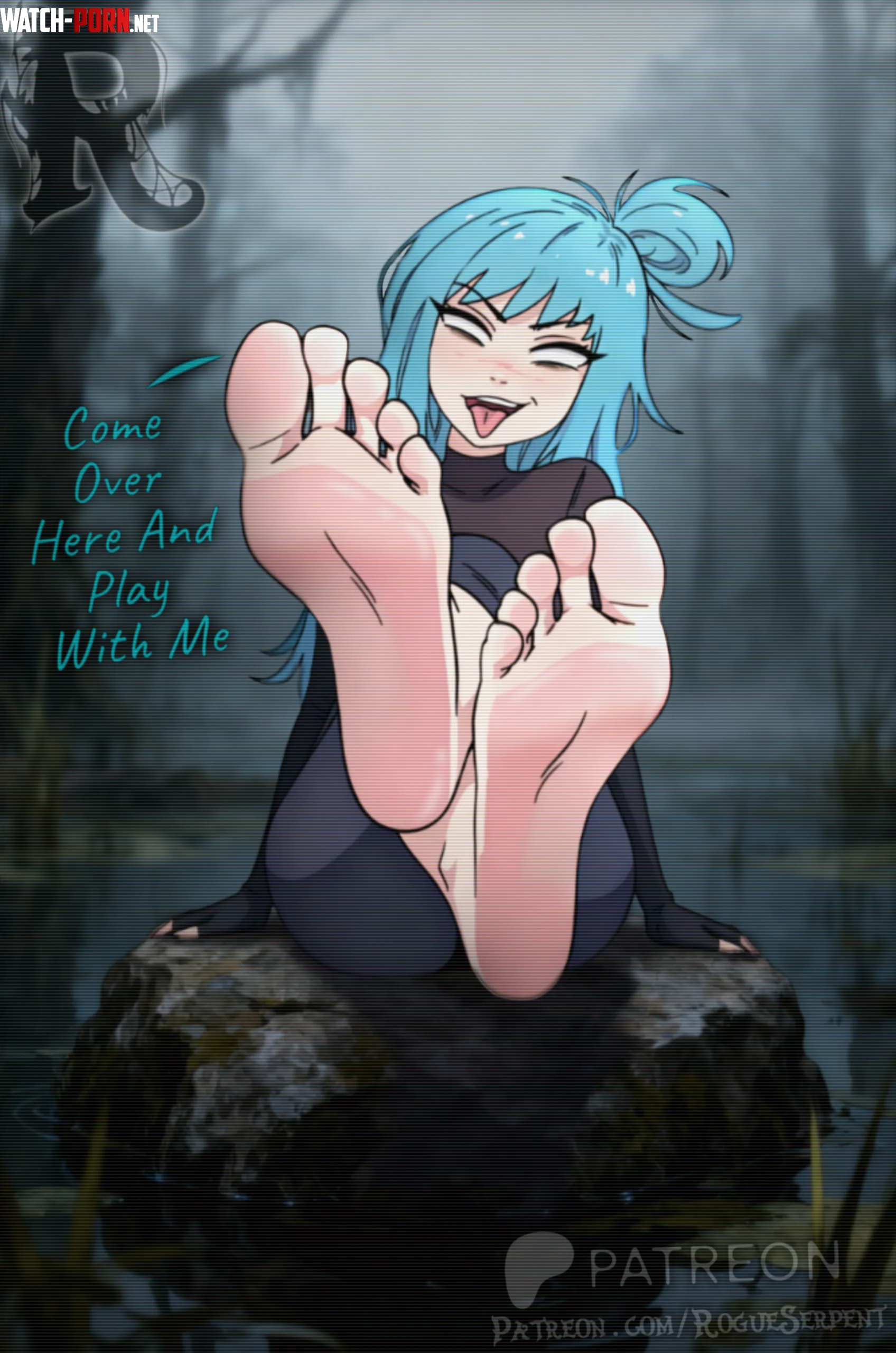 (Luma) *RogueSerpent OC* Scary Feet by Rogue_Serpent