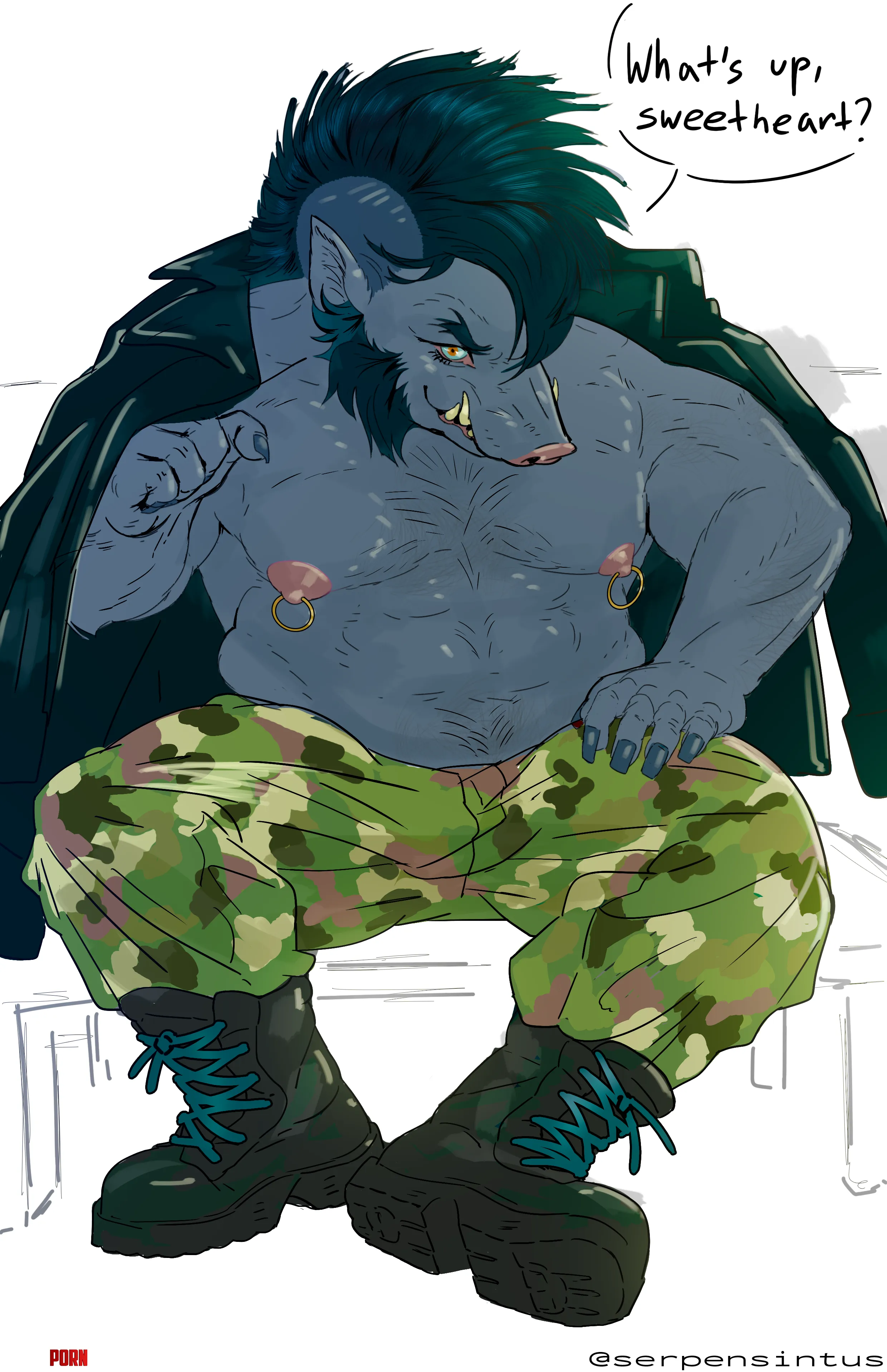 [Q] Is it me or there's a distinct lack of boar sonas out there? (Serpensintus - me!) by serpensintus