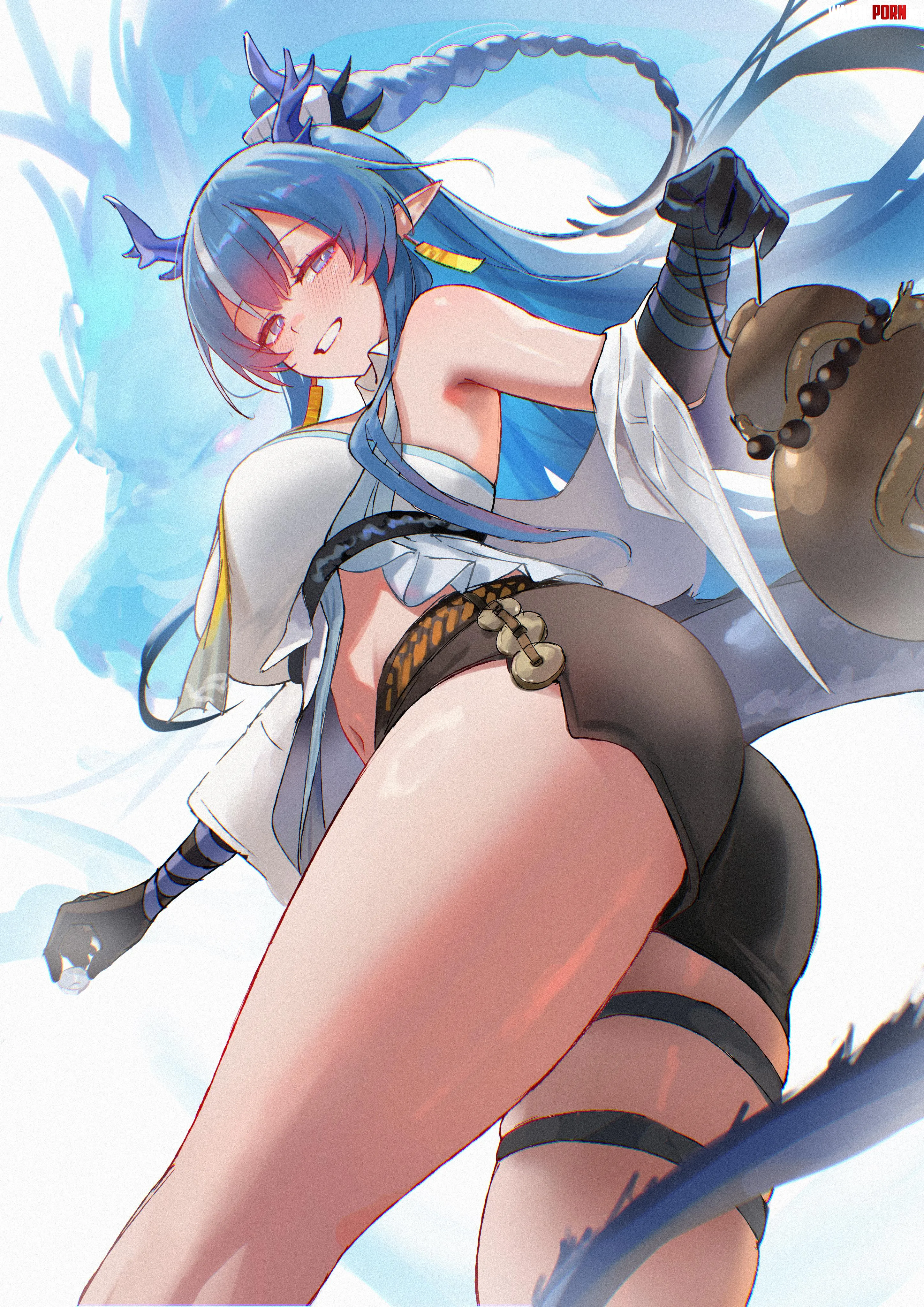 Slightly drunk Ling [Arknights] (uof) by marxsander2016