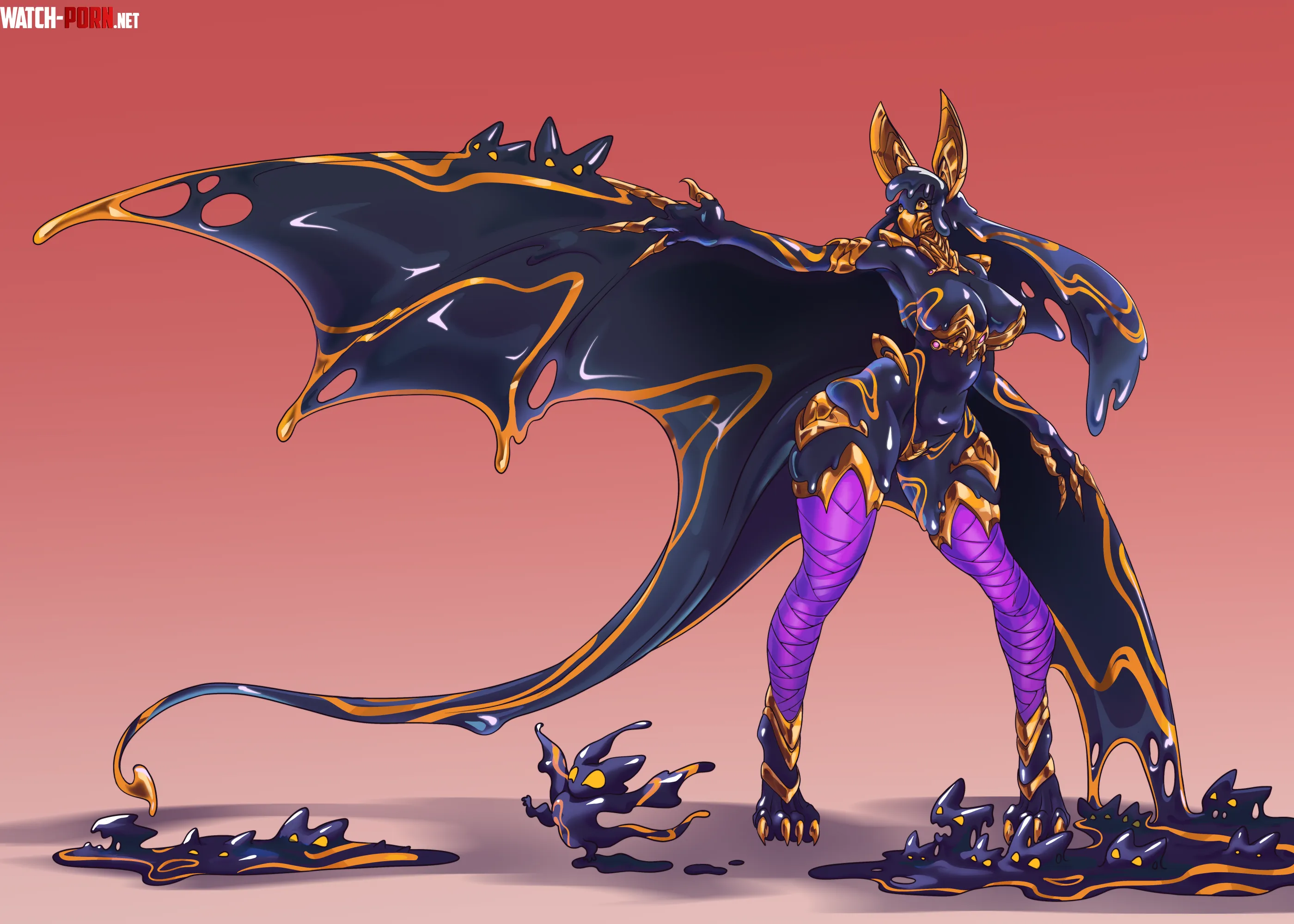 Slime batgirl! by me by Arbolito01