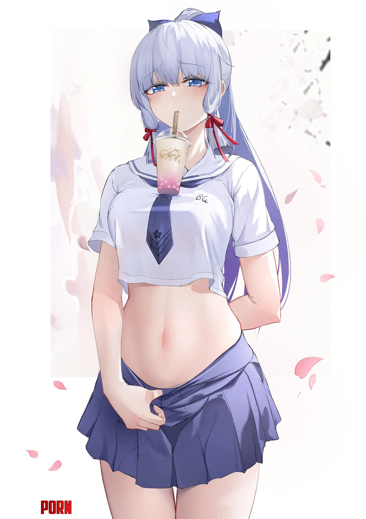 JK Ayaka's godly midriff by marxsander2016