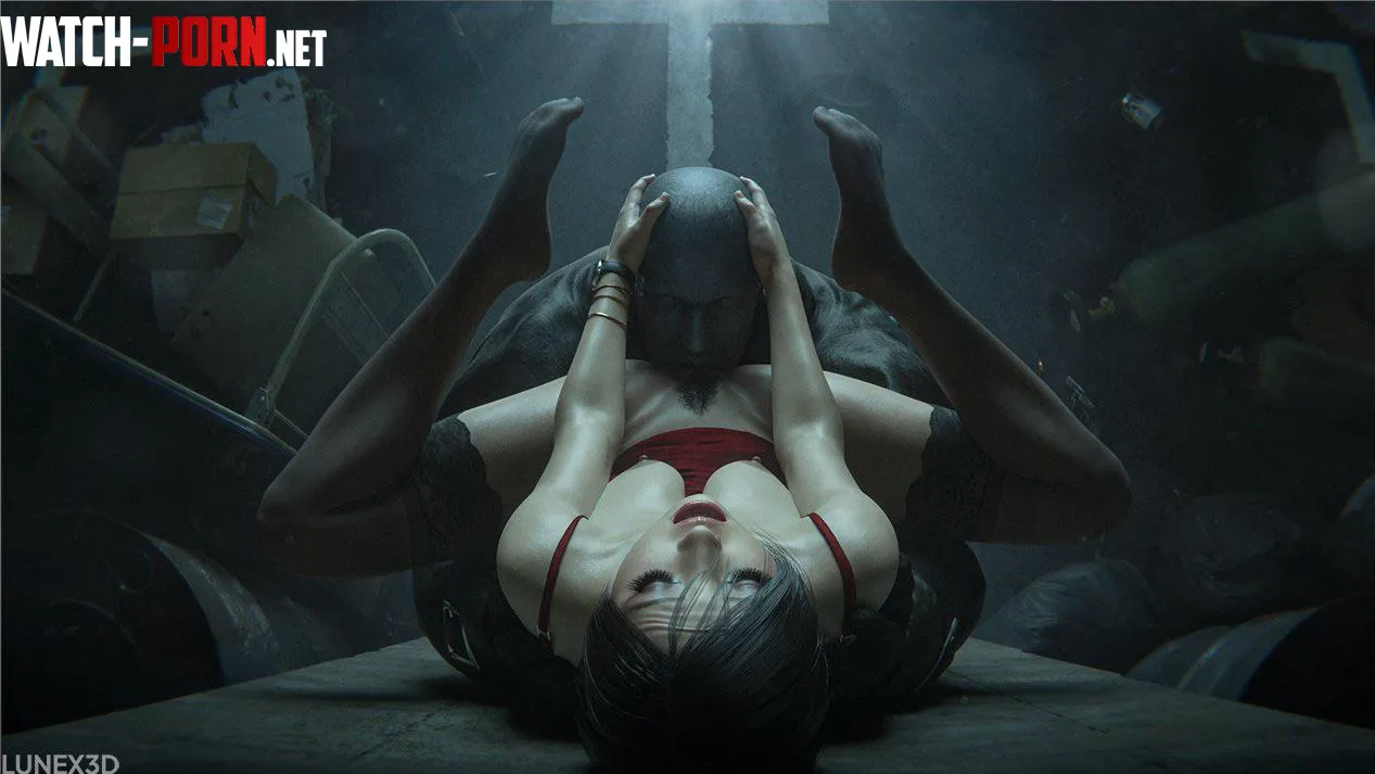 Ada getting eaten out by Mr. X (LuneX3D) [Resident Evil] by Poke-Oji