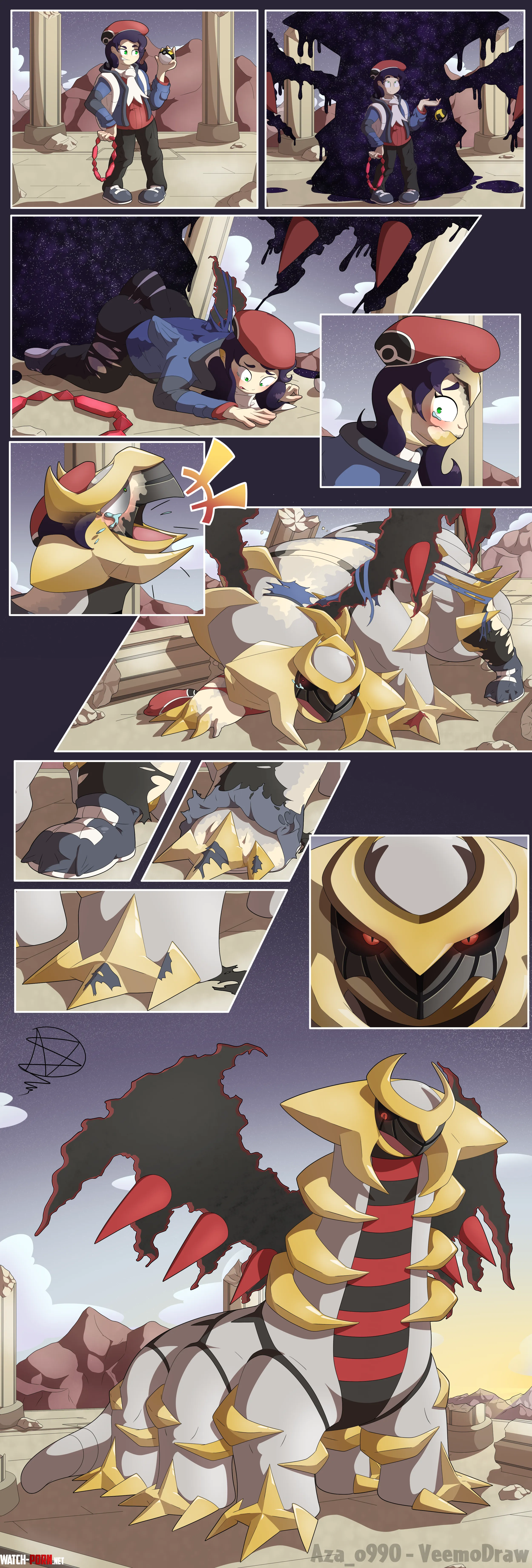 Giratina TF Comic (OC) by VeemoDraw