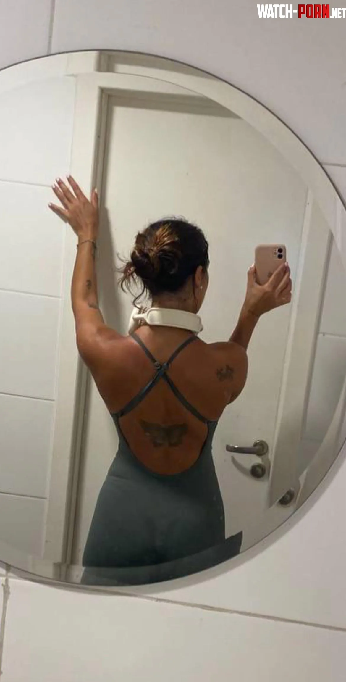 There's a lot of sweat in the air here today after the gym ❤️‍🔥💦 by chrissy-fit