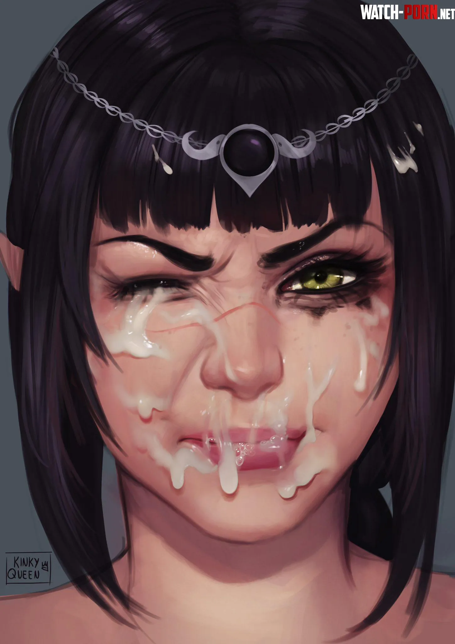 I think Shadowheart likes facials (KinkyQueen) by x-LeananSidhe-x