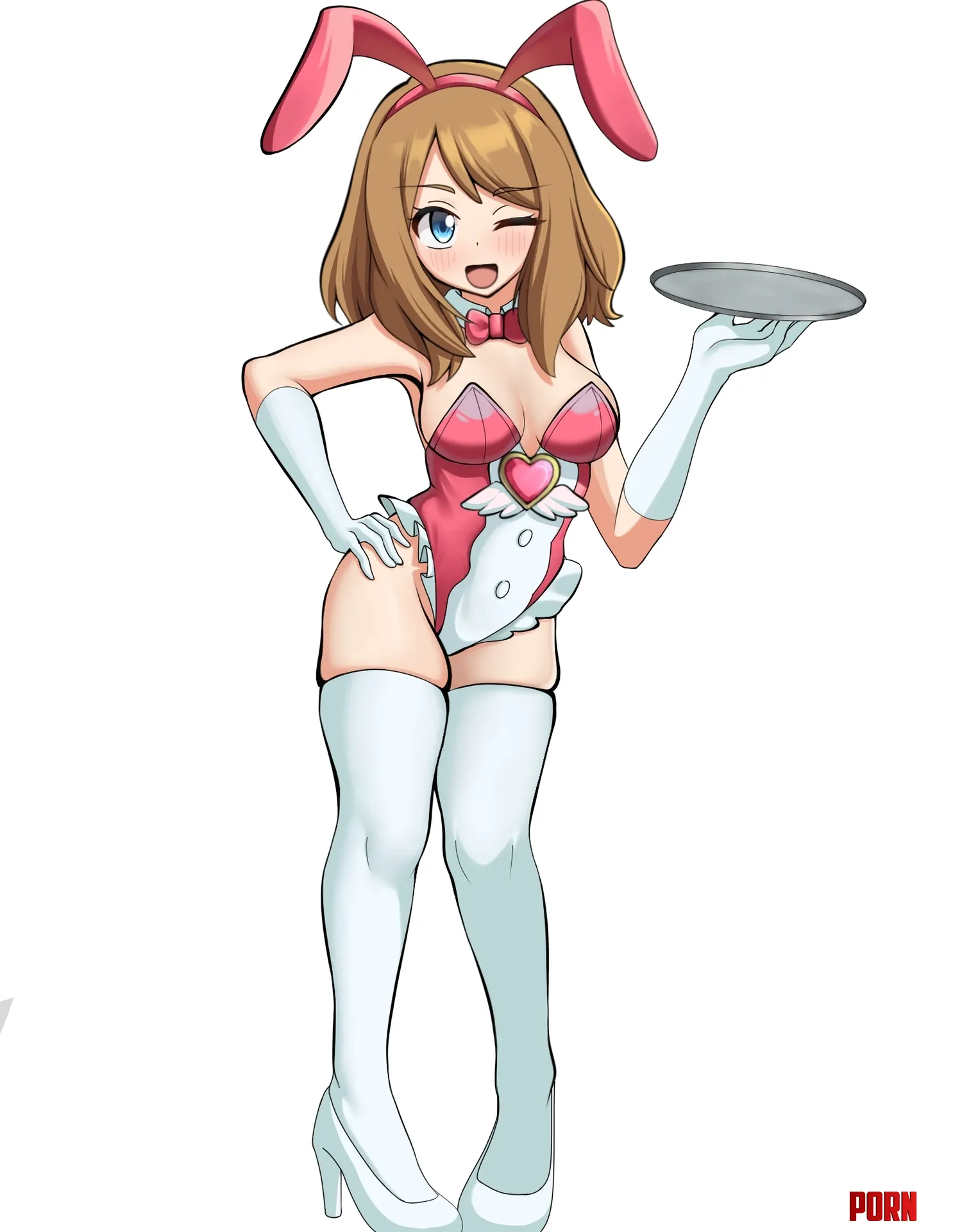 waitress Serena [Pokémon XYZ] by LovThat-KalosianGirl