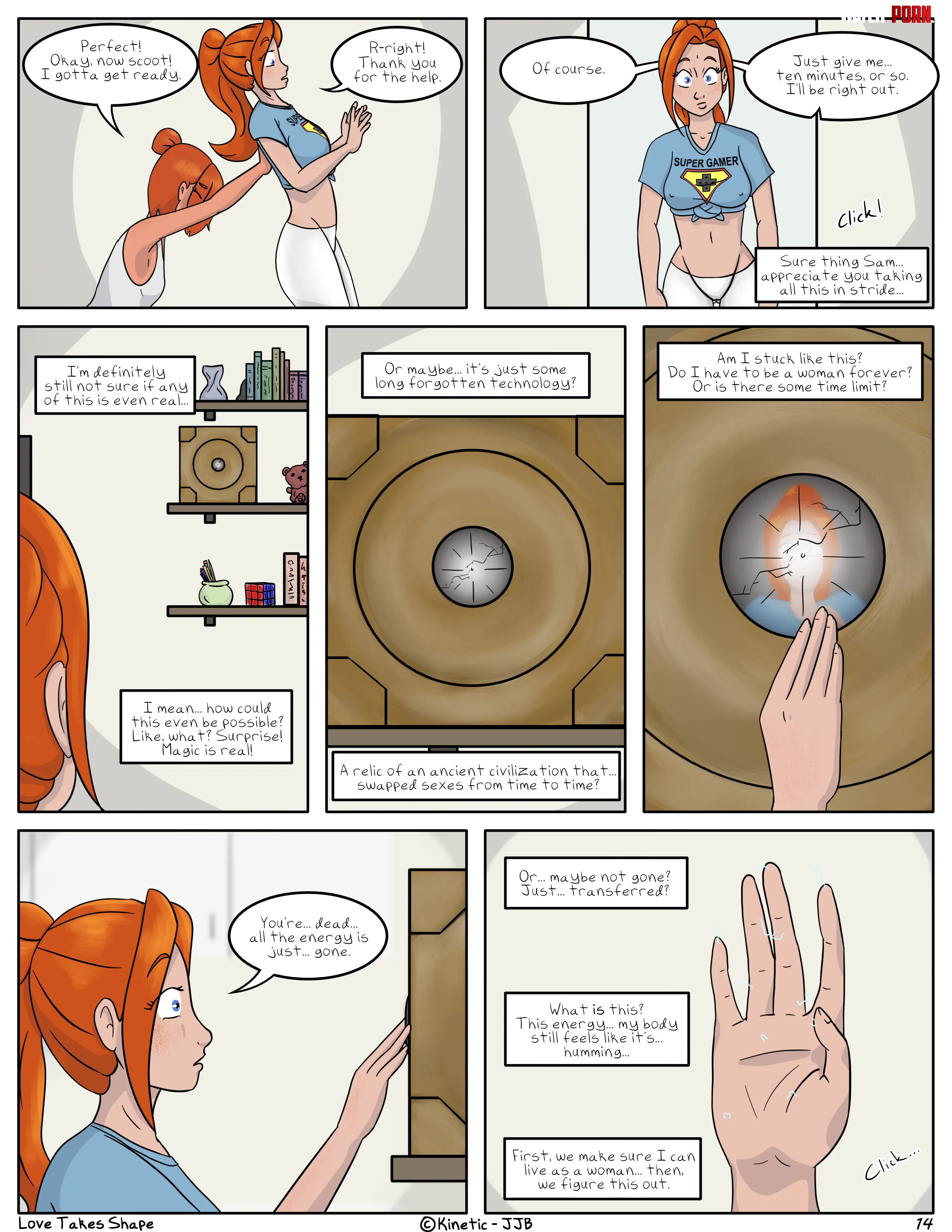 [OC][Slightly NSFW] Love Takes Shape: Page 14 by Kinetica87