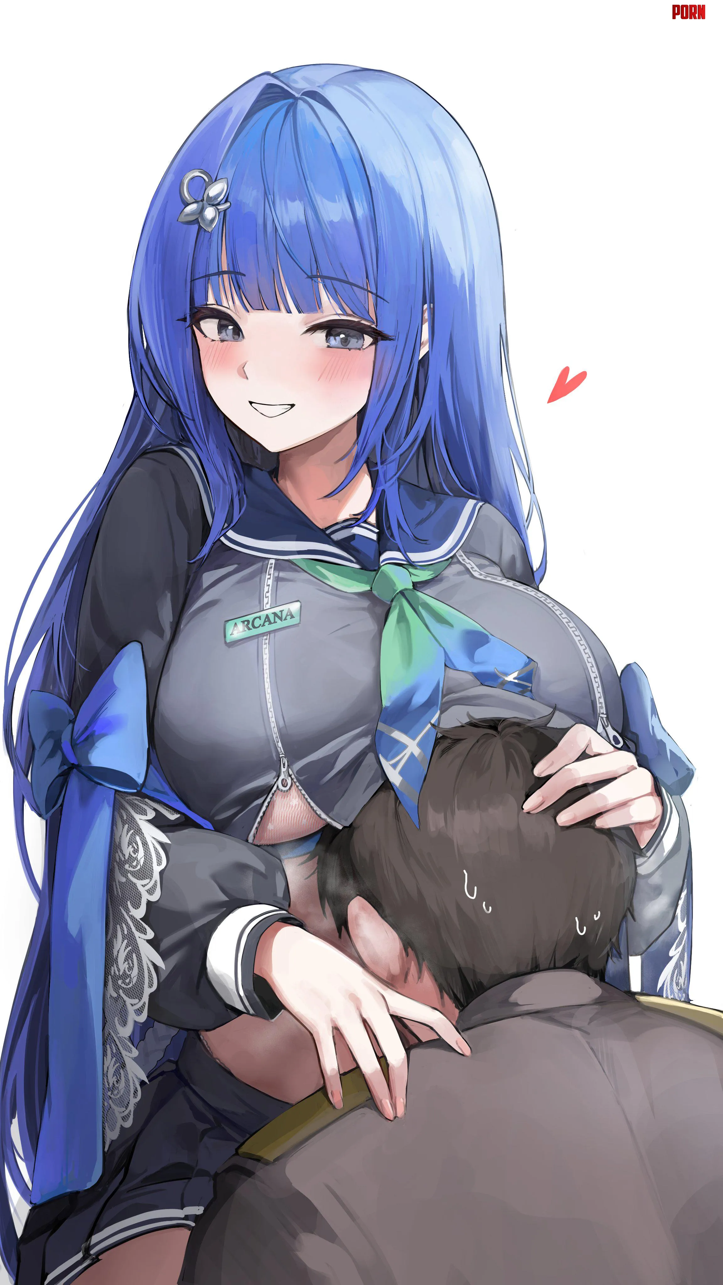 Raspberries and headpats with Arcana (lillly) [Goddess of Victory: Nikke] by llamanatee