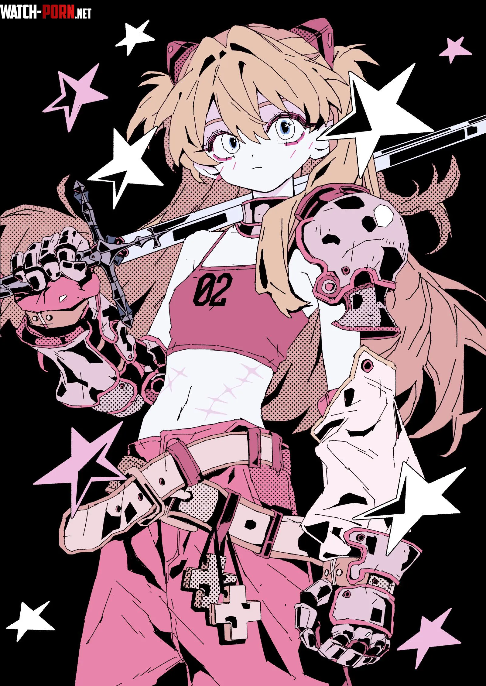 Knight Asuka [Neon Genesis Evangelion] (arkestar) by MartyrOfDespair