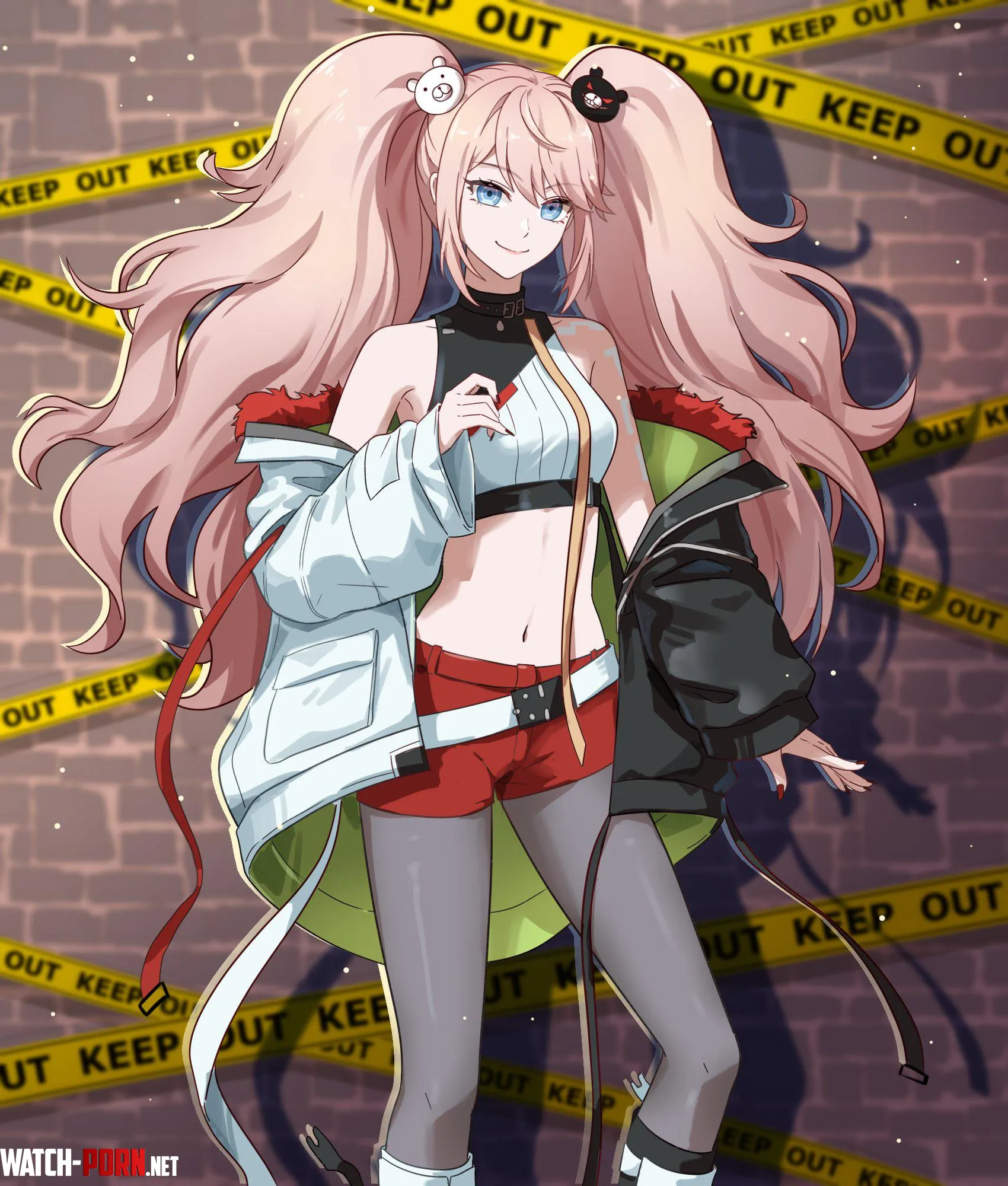 Junko with a big coat [Danganronpa] (deadman70232800) by MartyrOfDespair