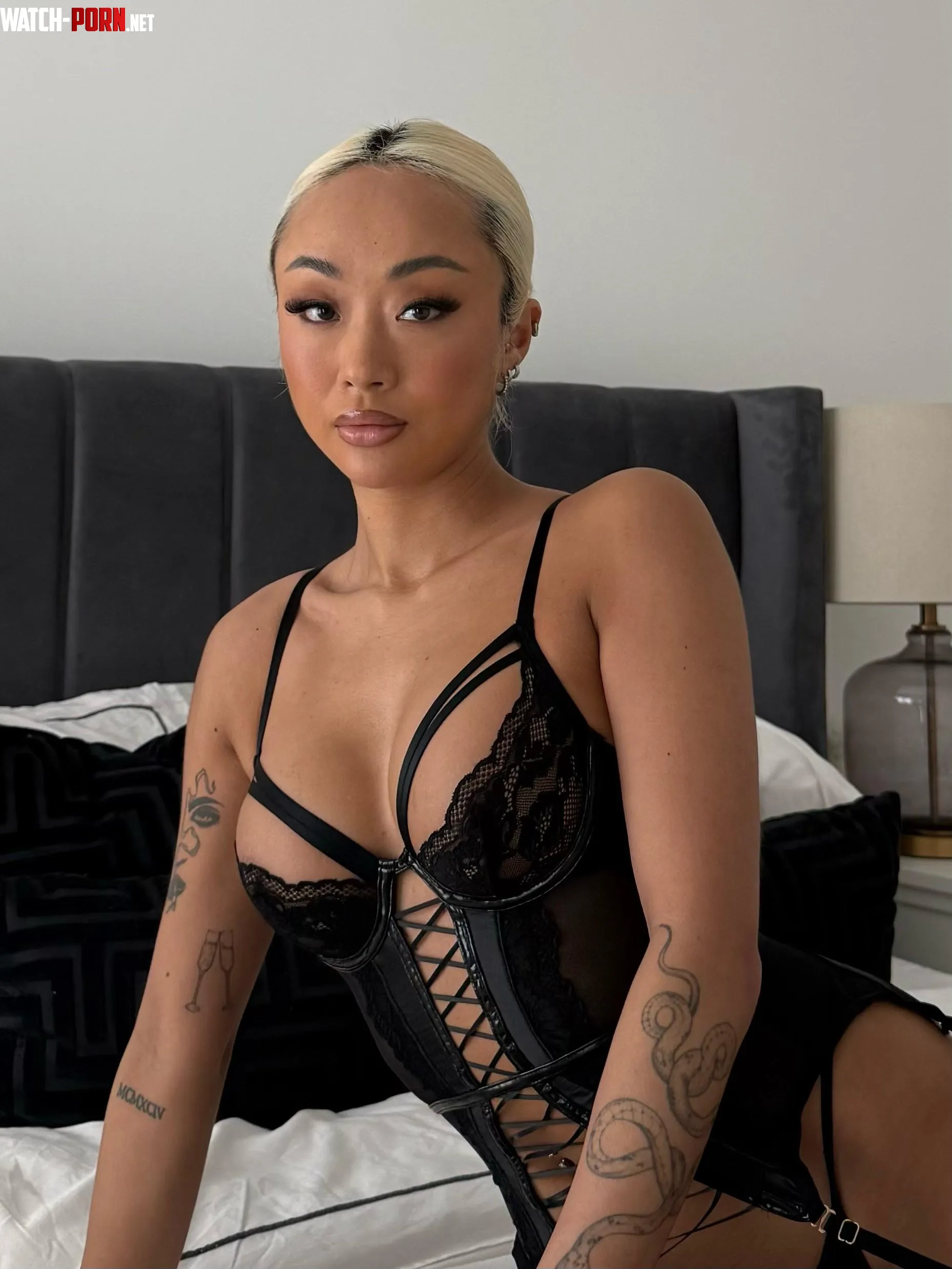 Feeling a little dangerous in black lace… 🖤 by annabellsociety