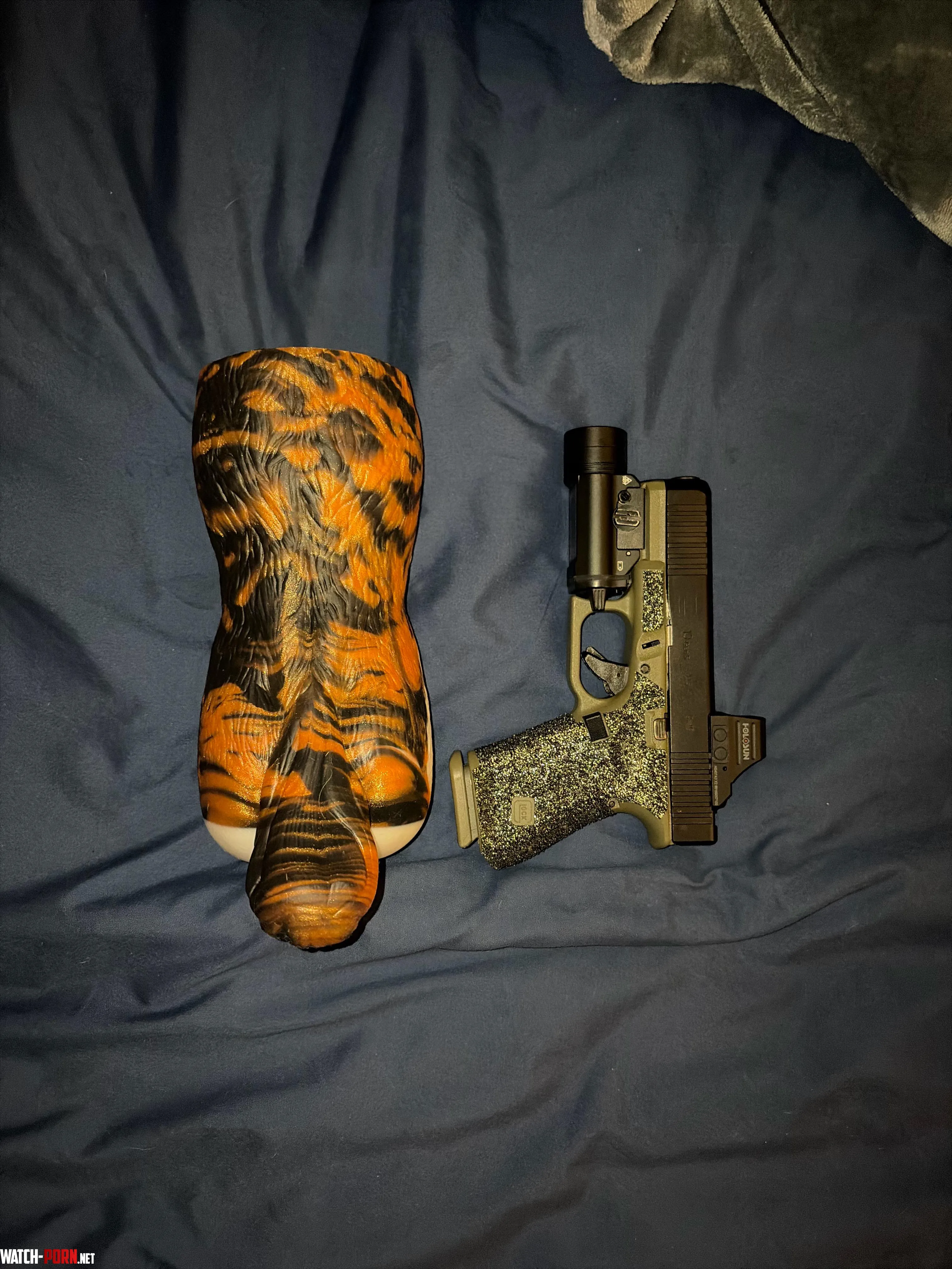 Sahleen and glock 19 size comparison by Glittering_Load4486