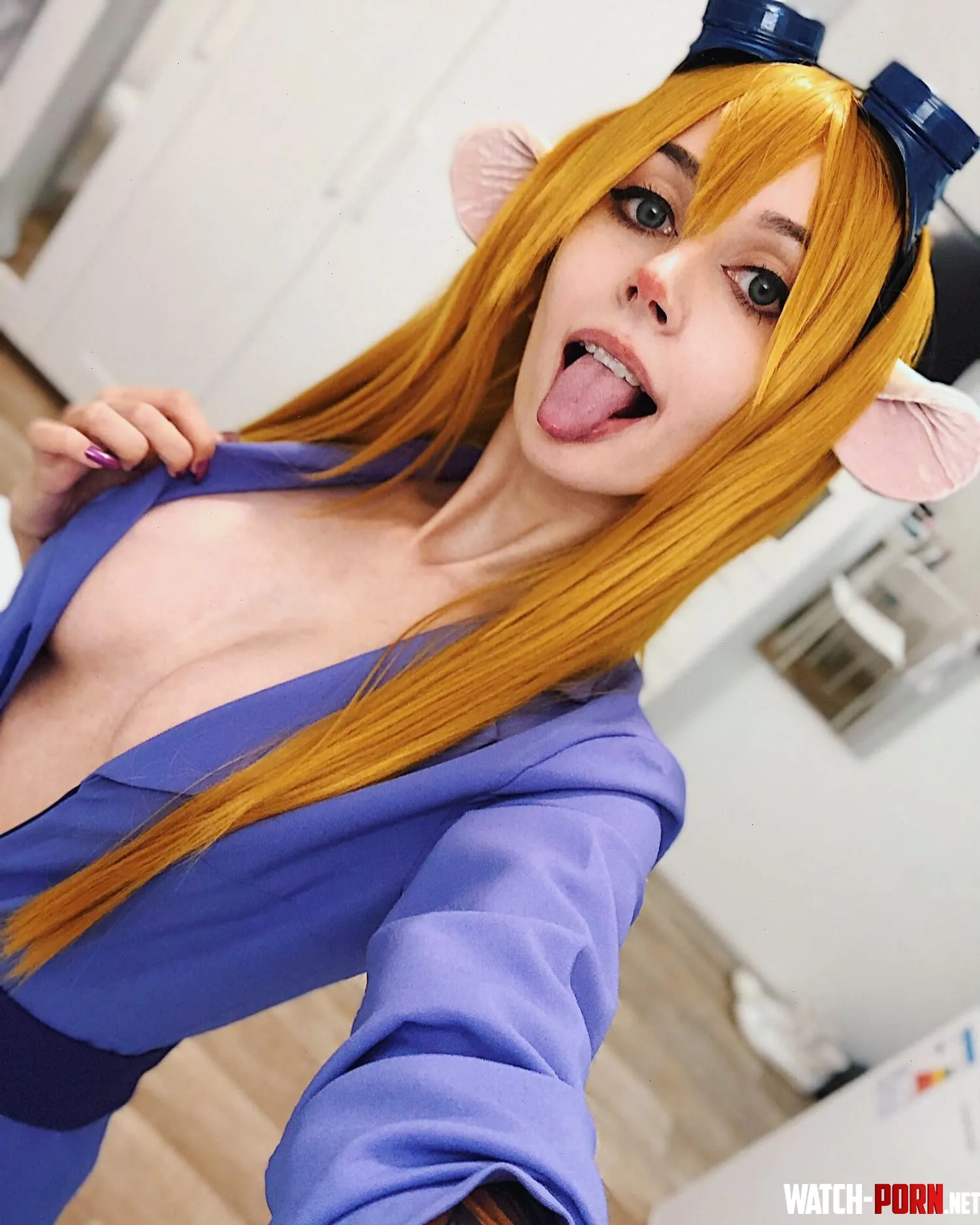Gadget Hackwrench from Chip 'n Dale Rescue Rangers by me (Purple Bitch) by Widekiss