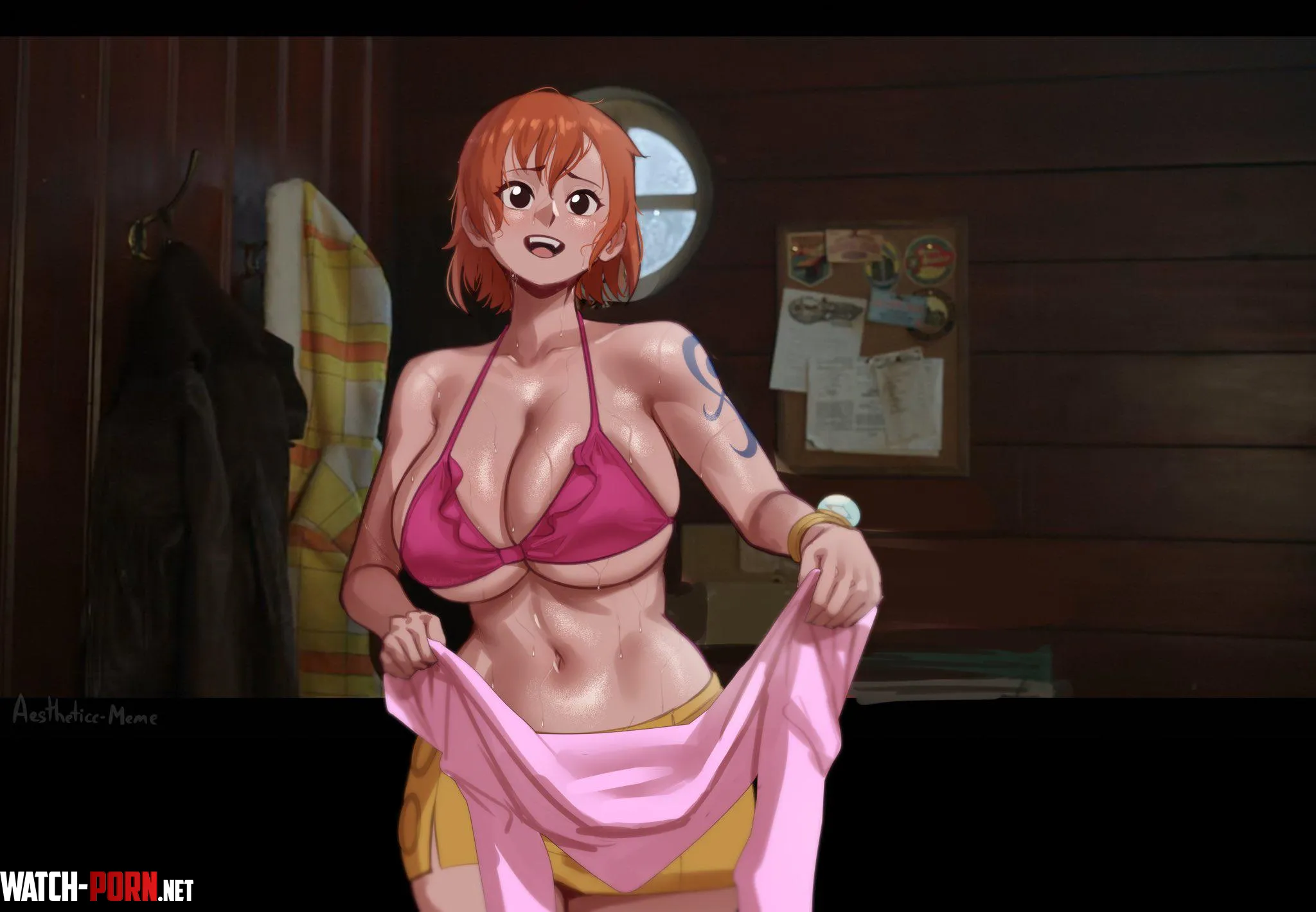 Live action Nami iconic scene by thegreatsato