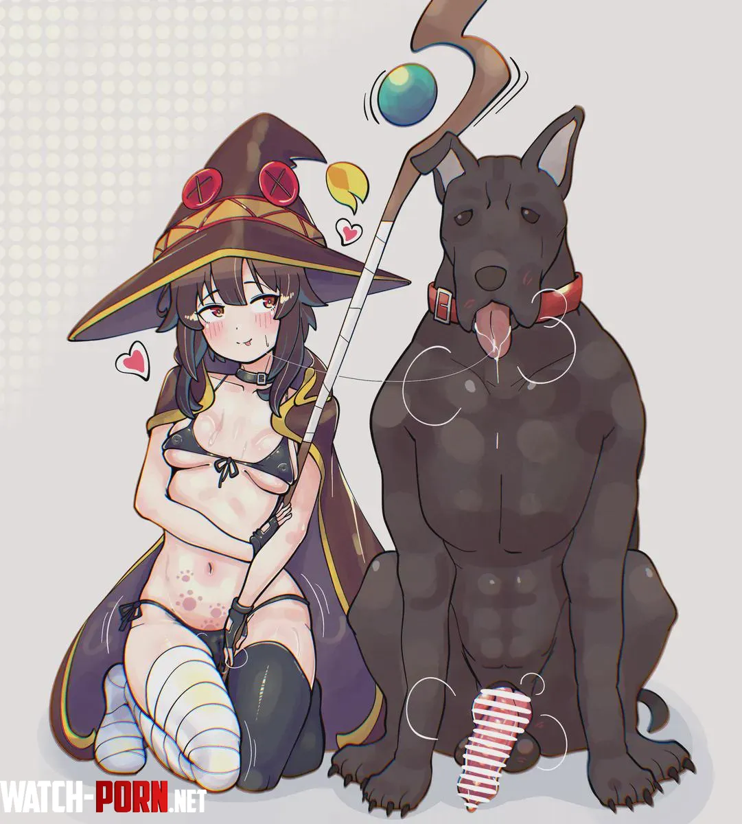 Look how impatient she is to be breed for him (Seiranaichi) by hydenmask