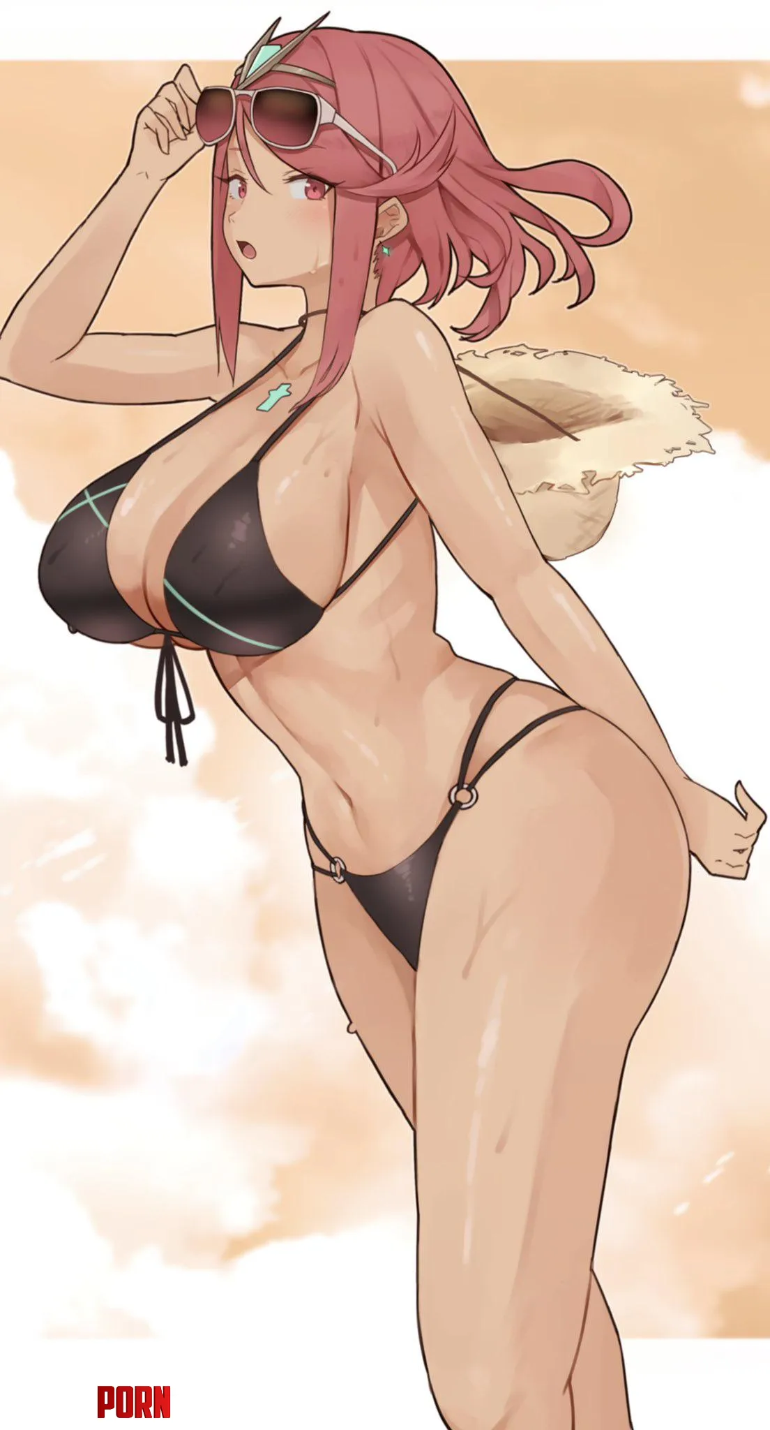 Hot and Sweaty Summer Pyra [Xenoblade] by A_MASSIVE_PERVERT