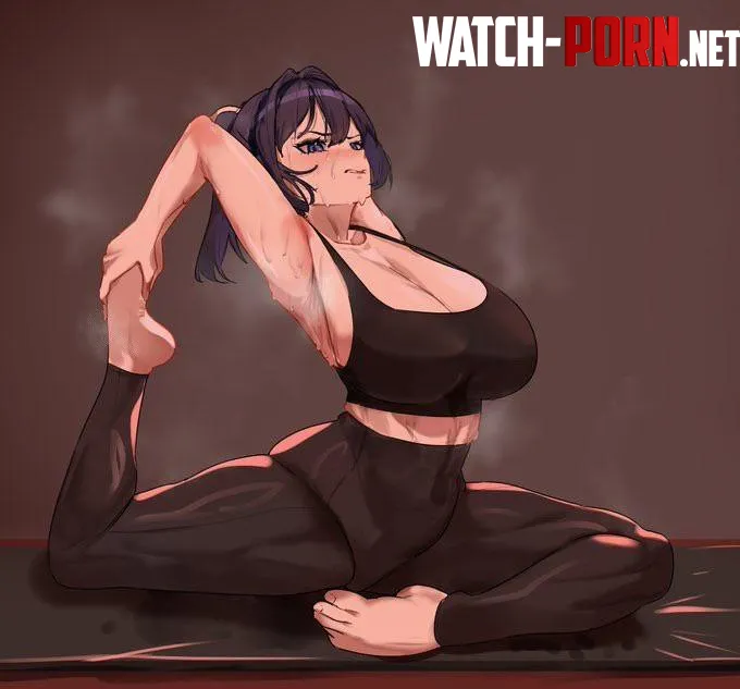 hot yoga (daaku) by winksngiggless