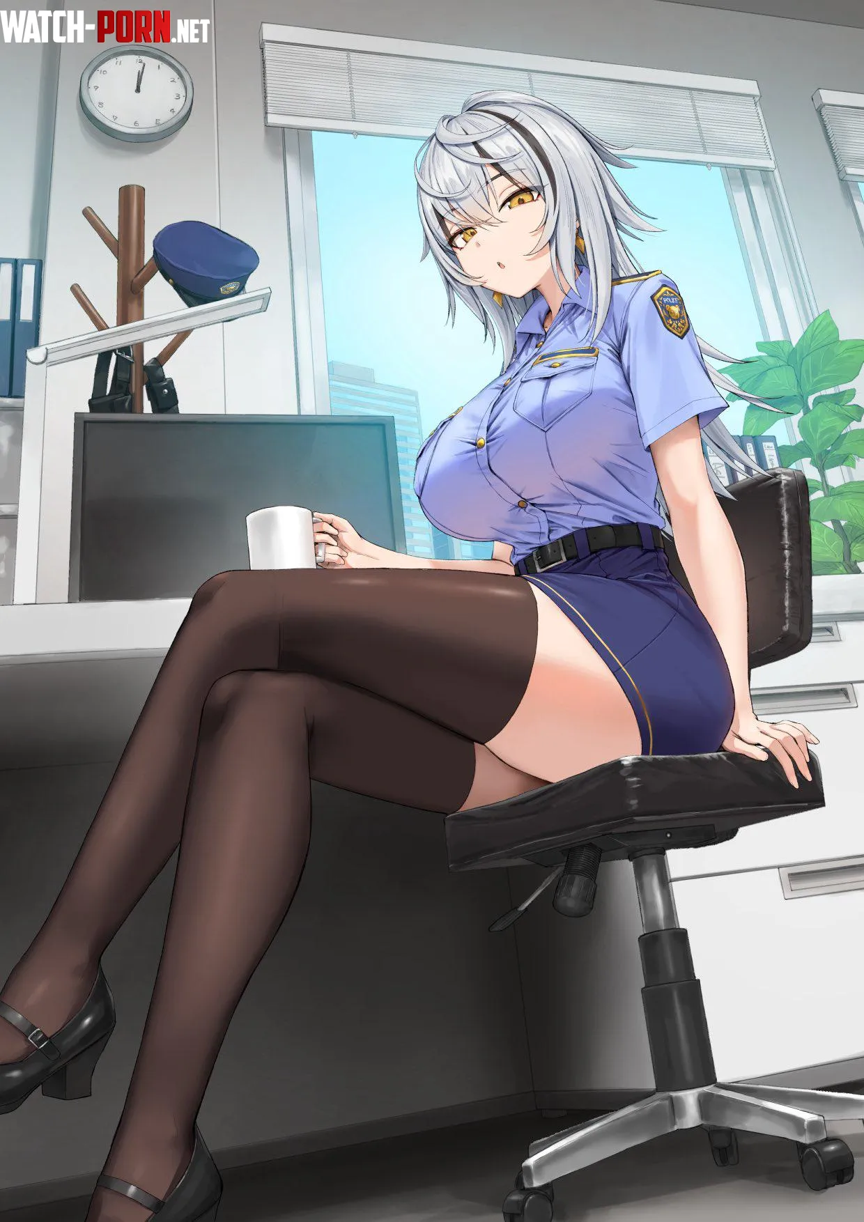 Coffee Break at the Station [Original] (kamoashi) by WoolsonDaSheep