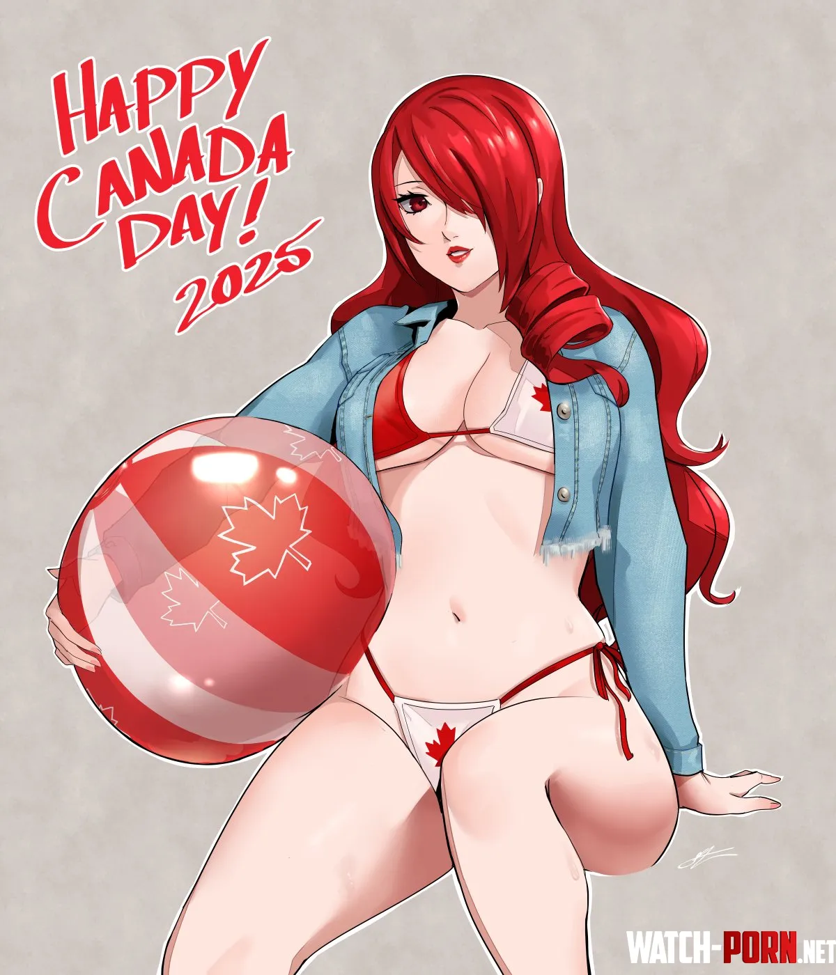 Canada bikini Mitsuru [persona] by Terran117