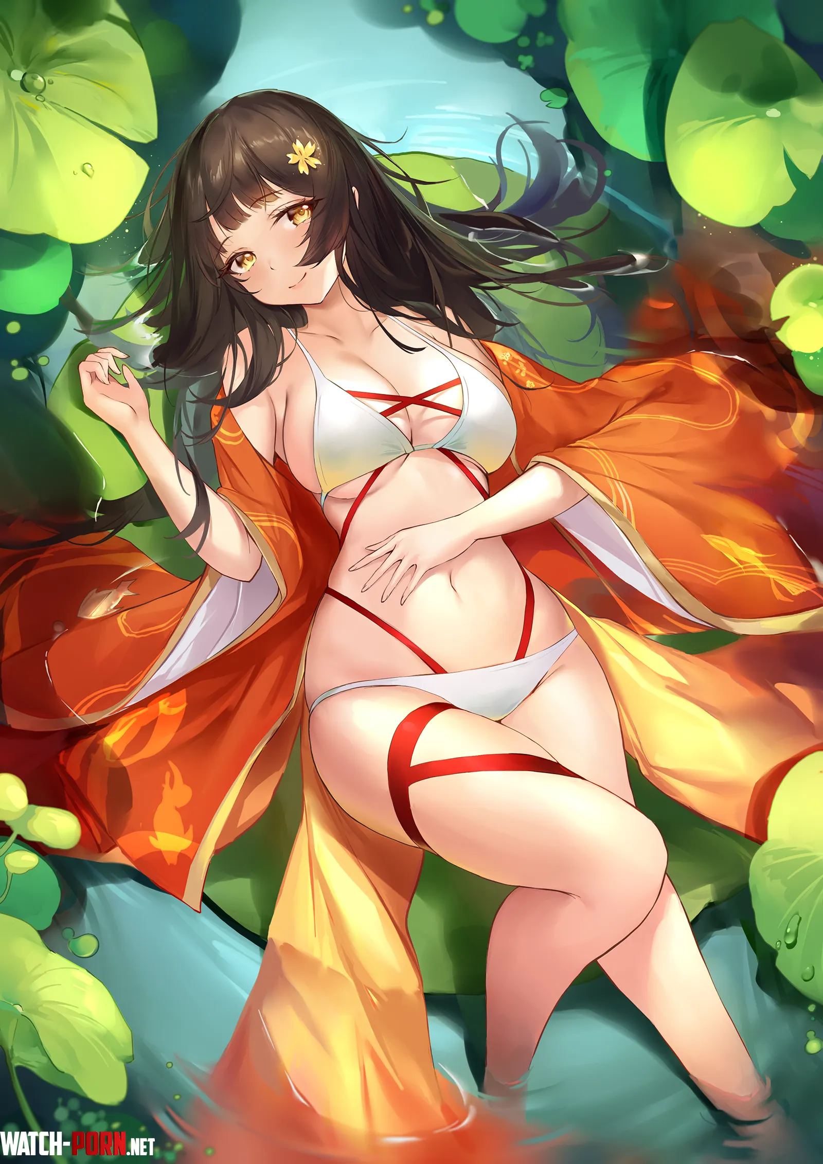 Kagura around vegetation (PDXen) by elegantloveglimmer