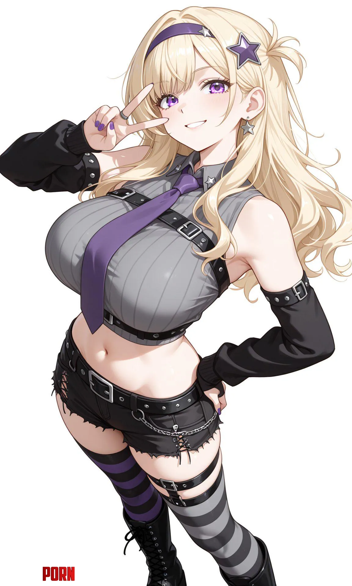 Purple & Grey by WoolsonDaSheep