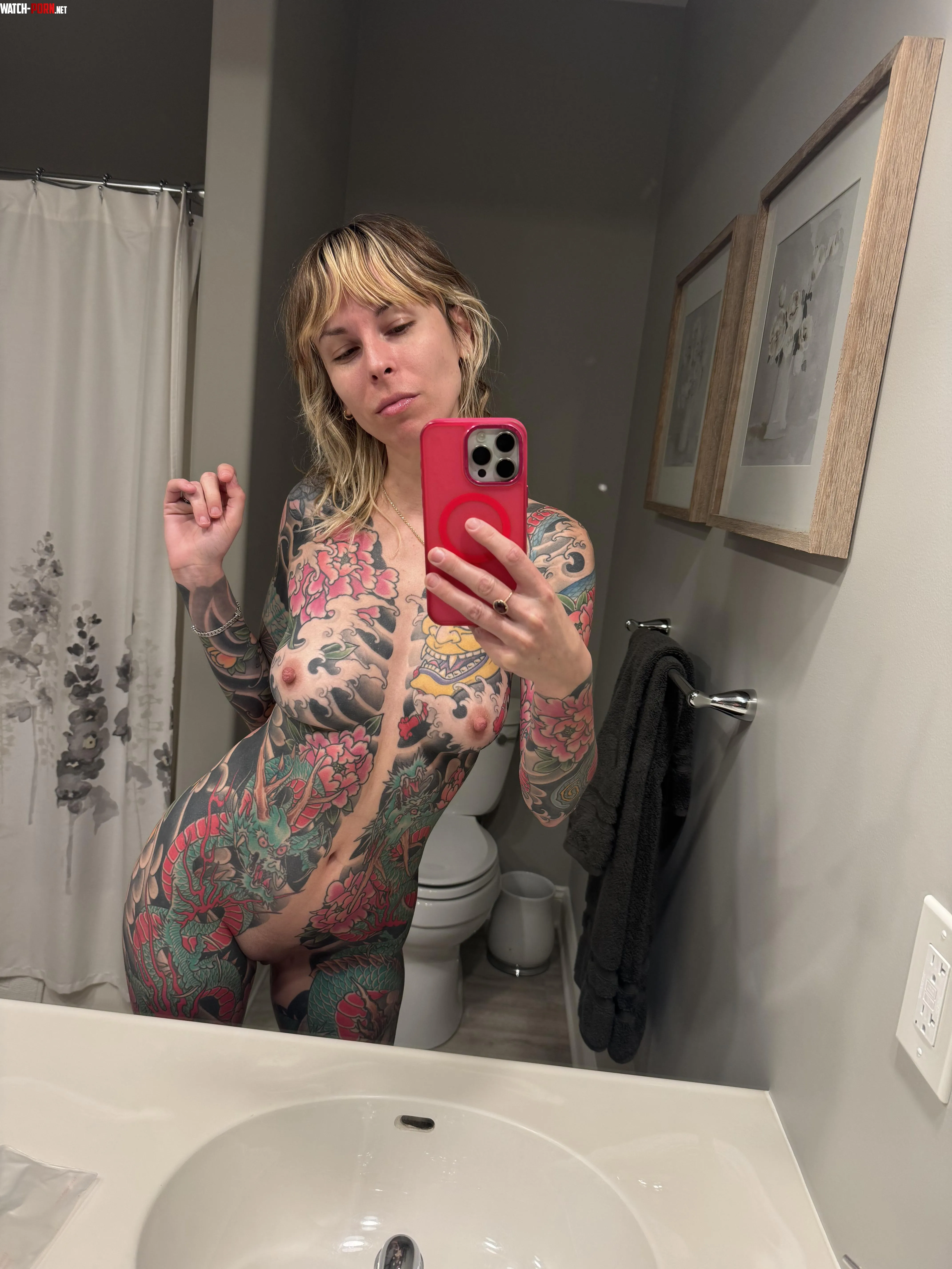 bathroom selfie to make you smile by kuzagirl