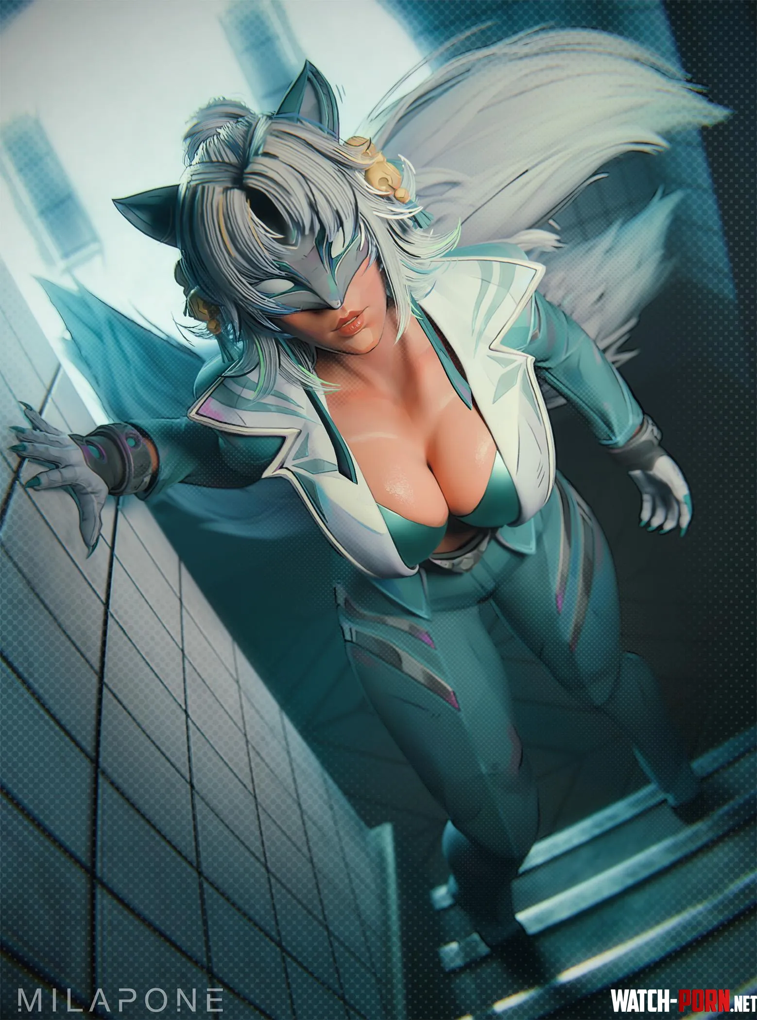 White Fox Cleavage (Milapone) [Marvel] by Cortxna