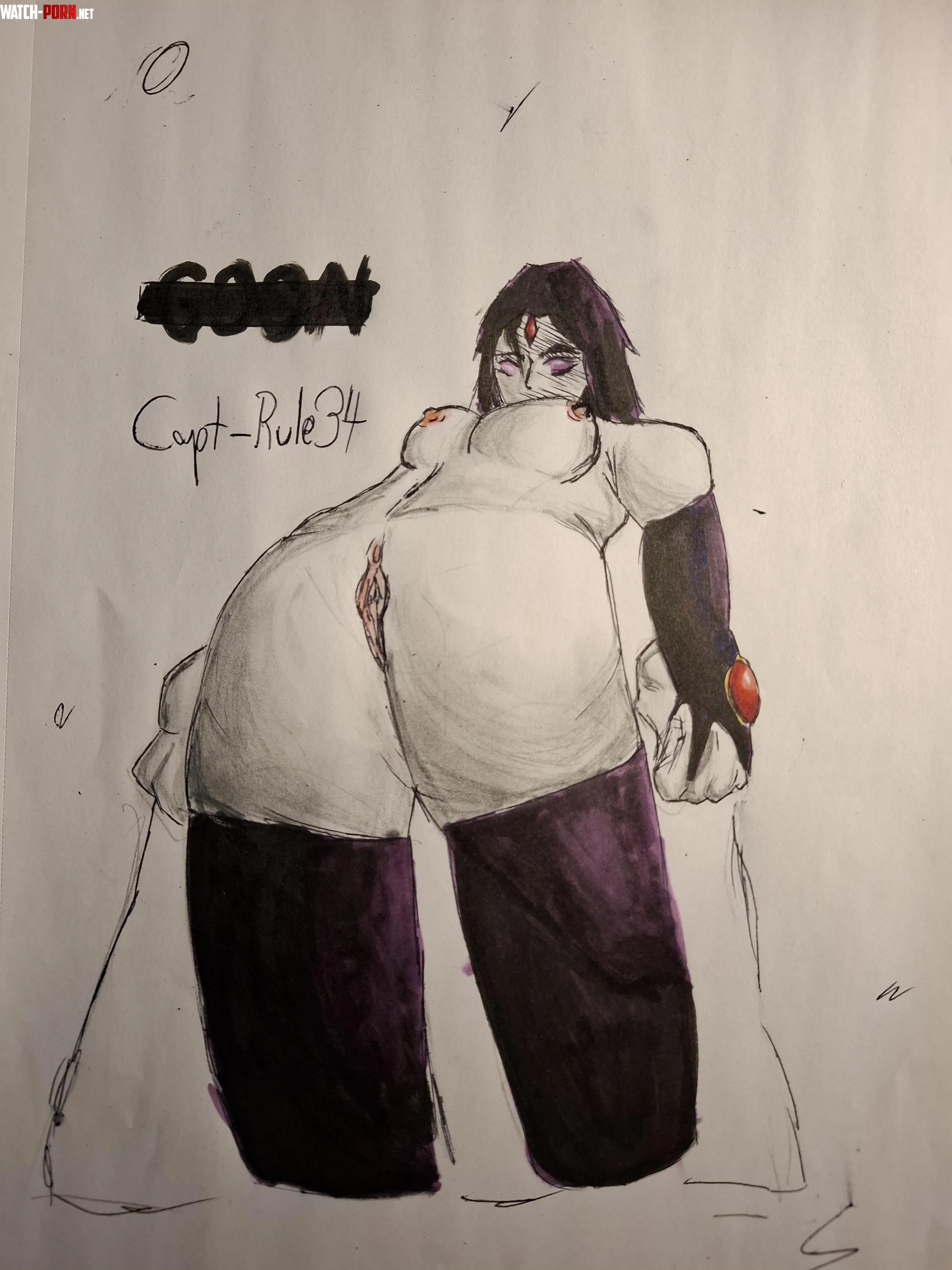 Raven, artwork by (Capt-Rule34) (me) by Capt-Rule34