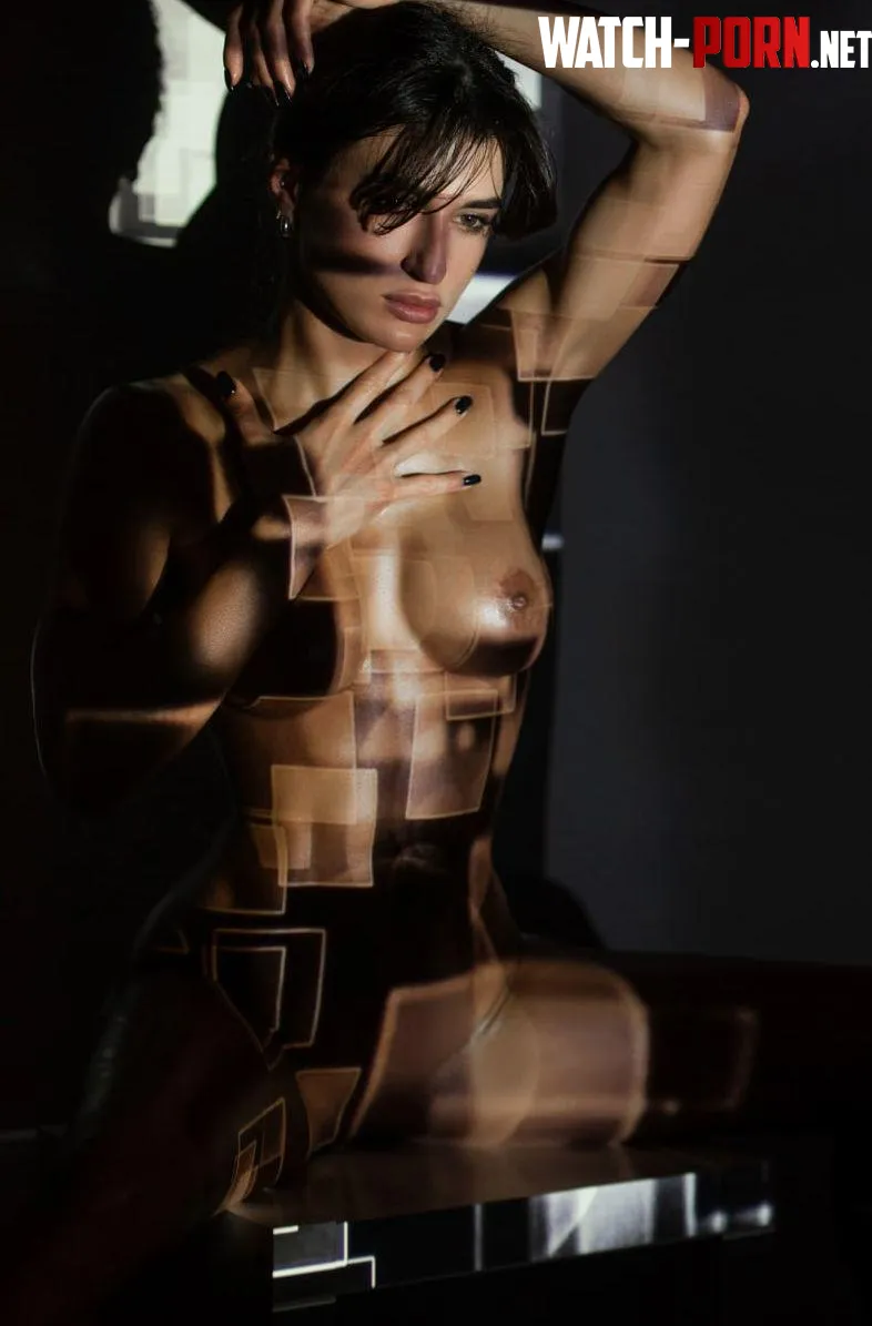 My arms are pumped, but something else is even more inflated. Can you see it? by blondecutie1234