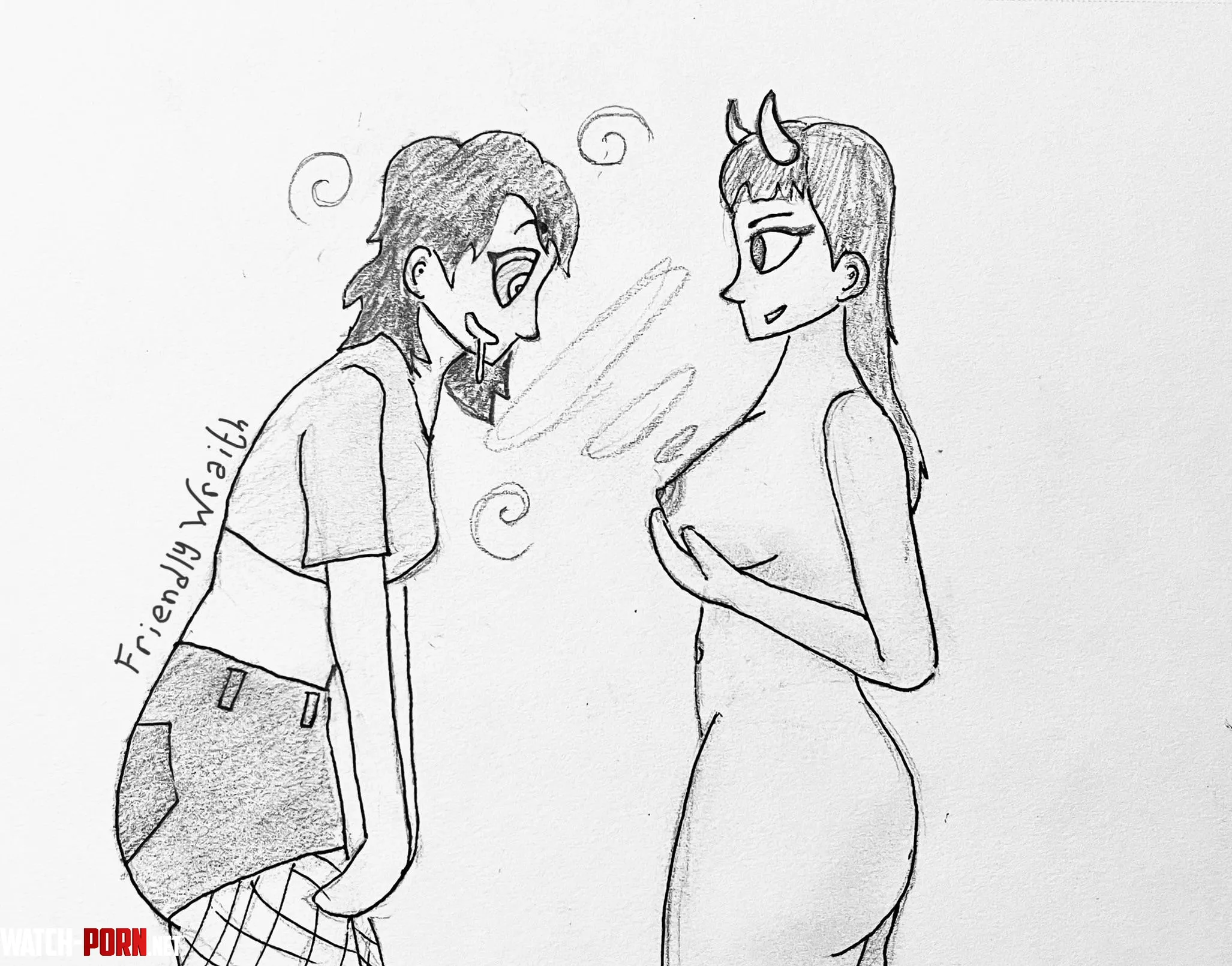 Everybody loves tits (OC) by LivTheFriendlyWraith