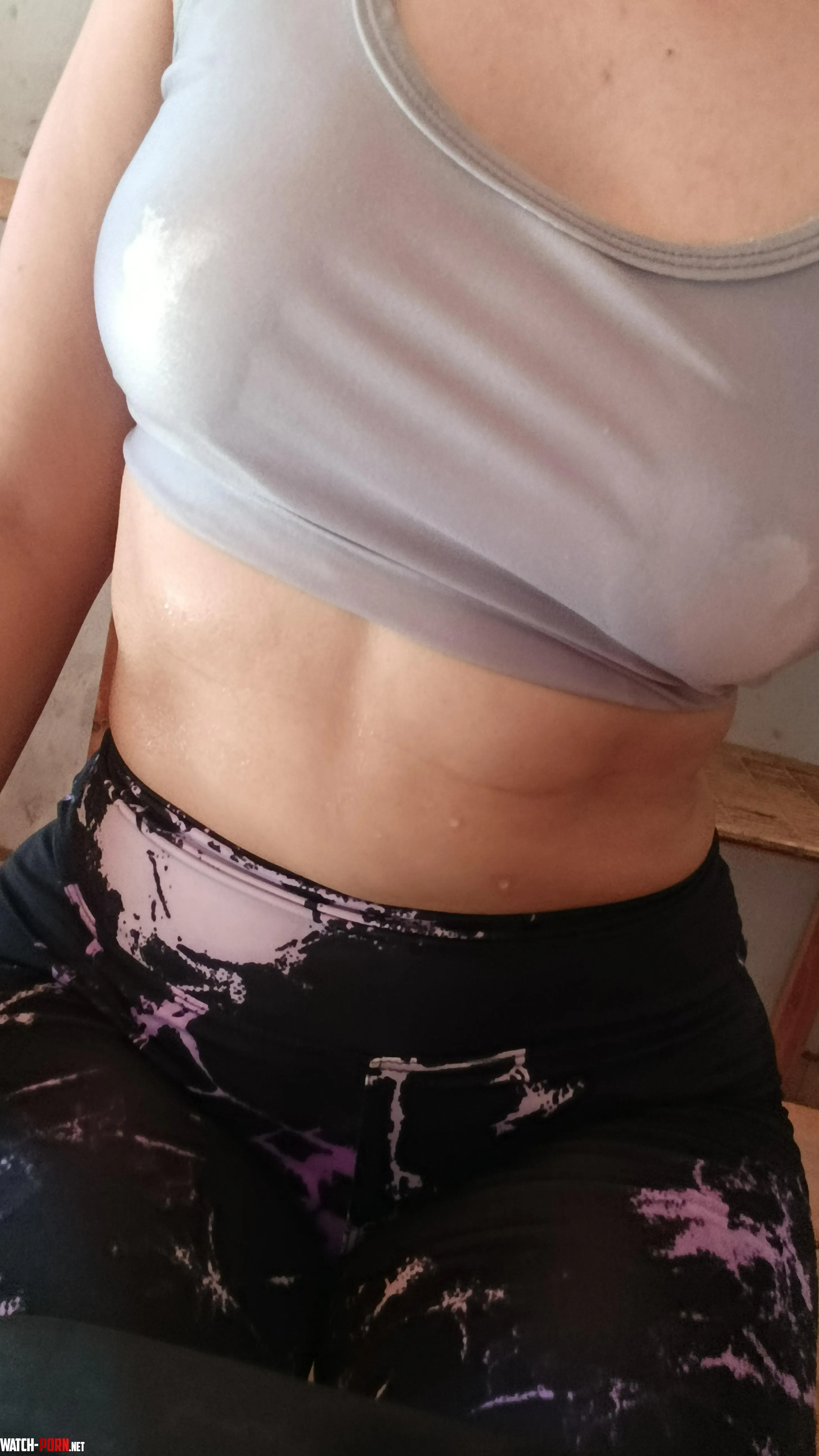 A hot day after my workout by amauniversal