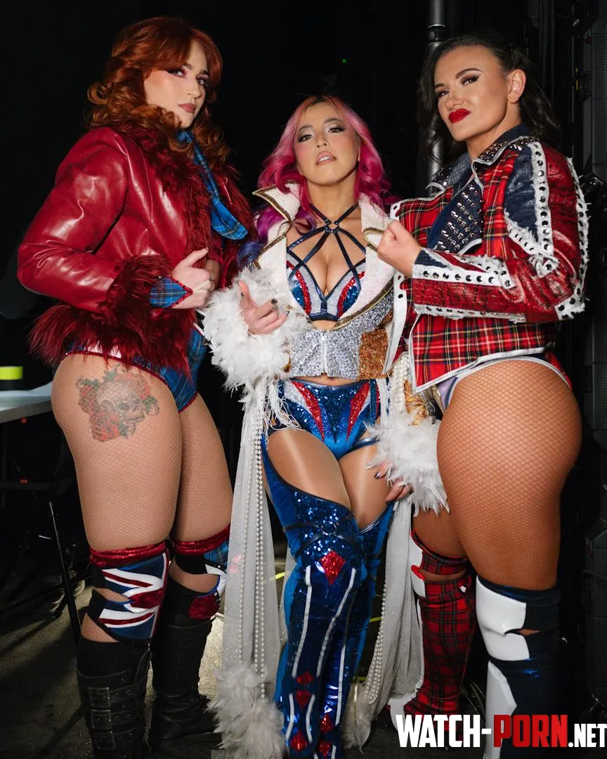 Jamie Hayter, Mina Shirakawa & Alex Windsor by Lustfulfan