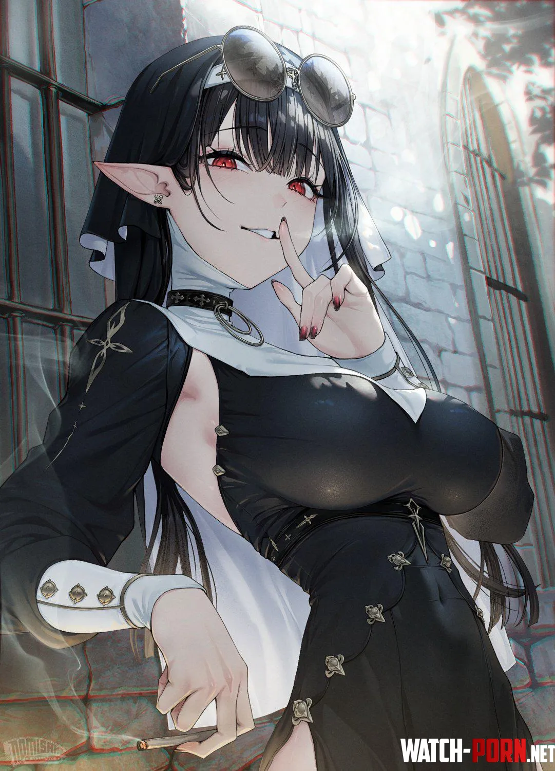 Smoke break [Artist's Original] by xSaviour_N