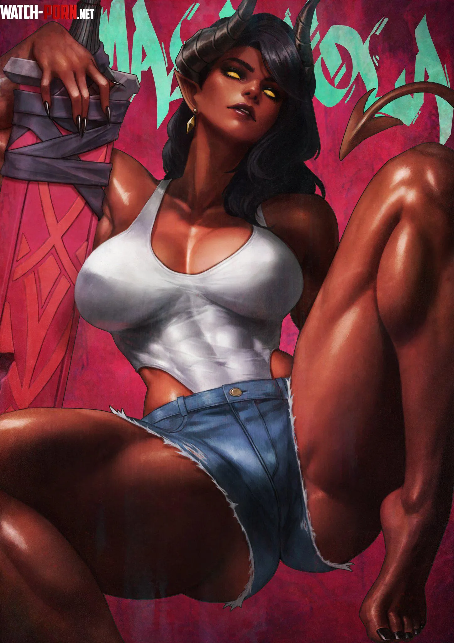 Malevola is too sexy (Monori Rogue)[Dispatch] by LunarLord95