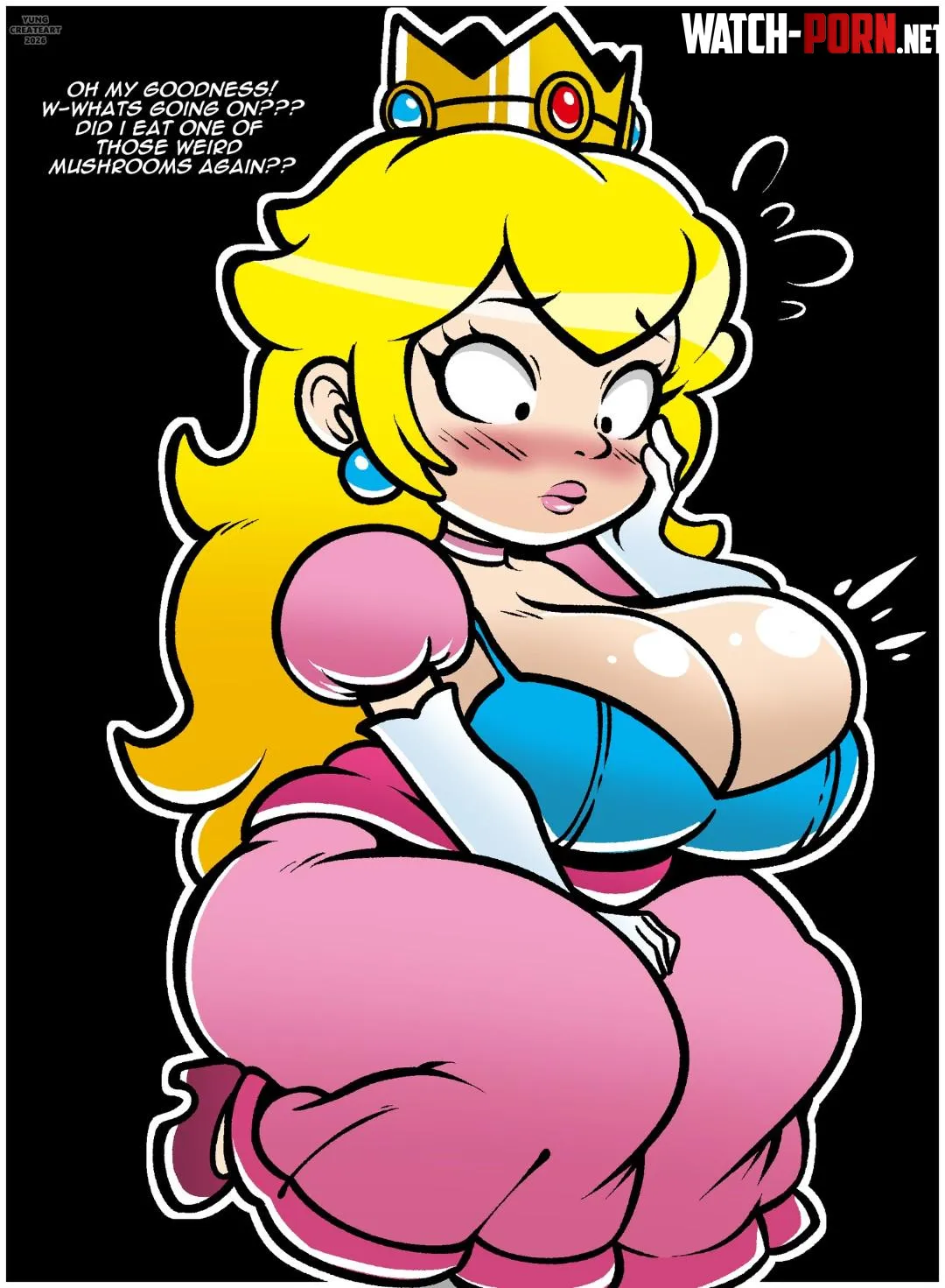 Princess Peach [Mario] (Yungcreateart) by Puzzleheaded-Soft340