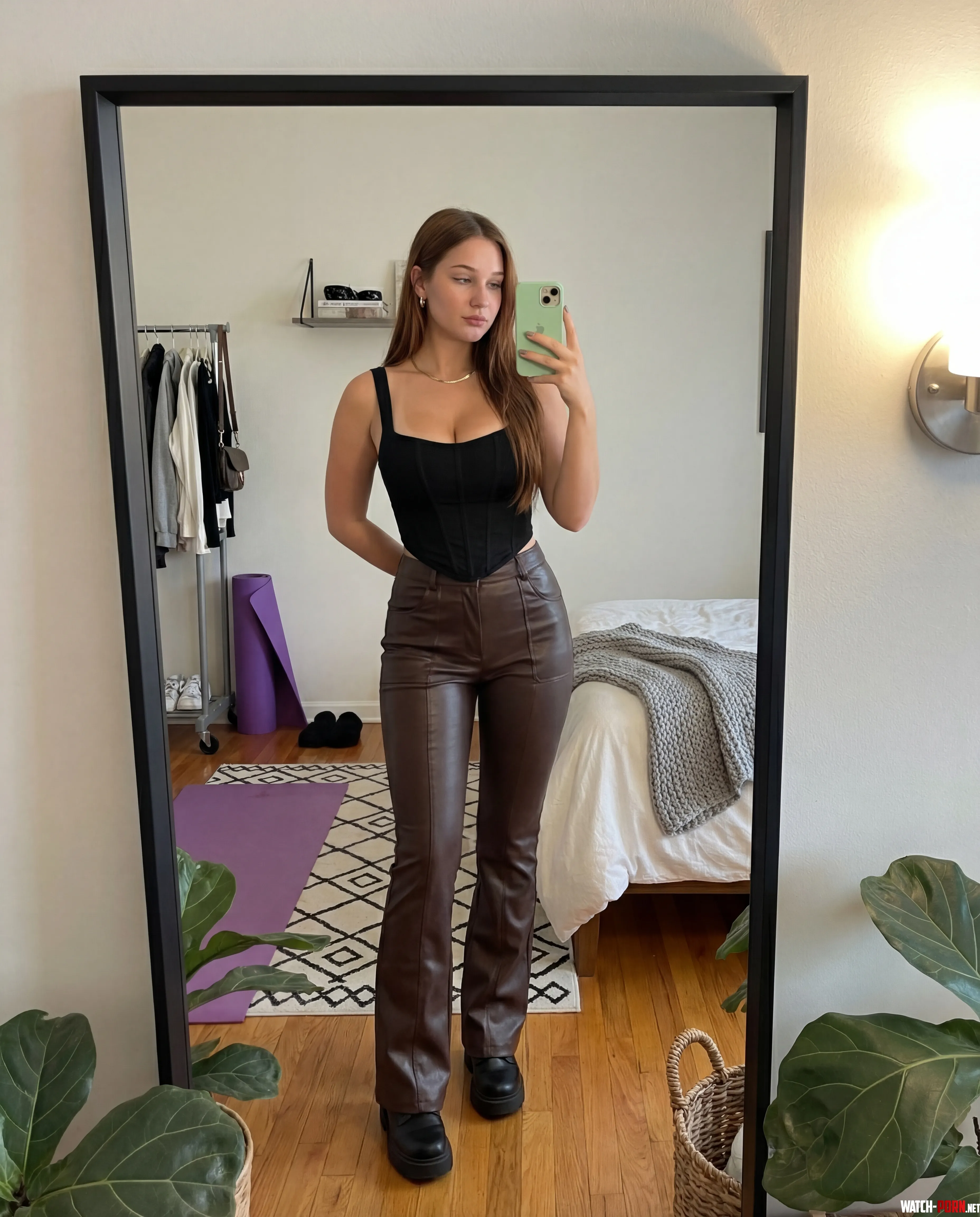 Did these leather pants get your attention? by SwimmingSky8813