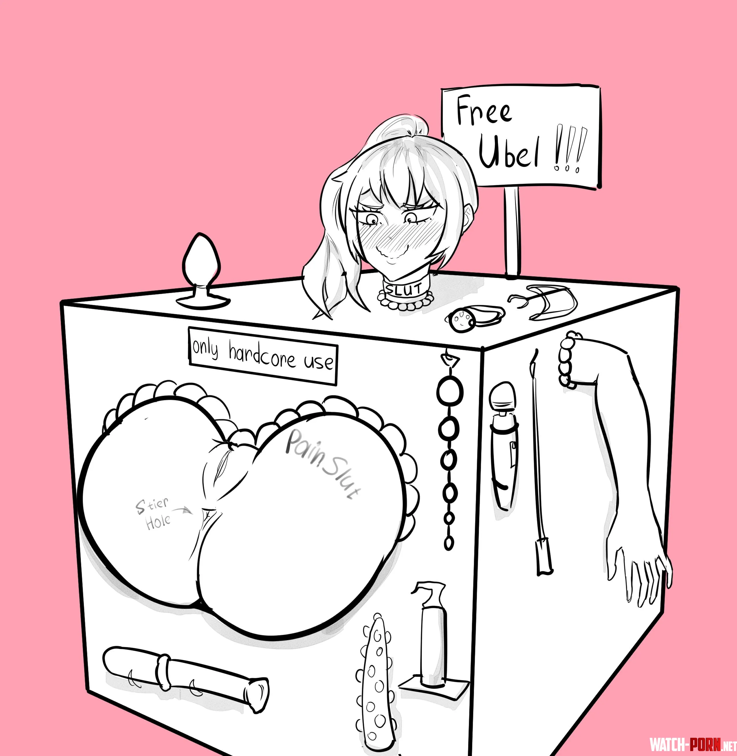 Ubel loves the box by Somanycookies1