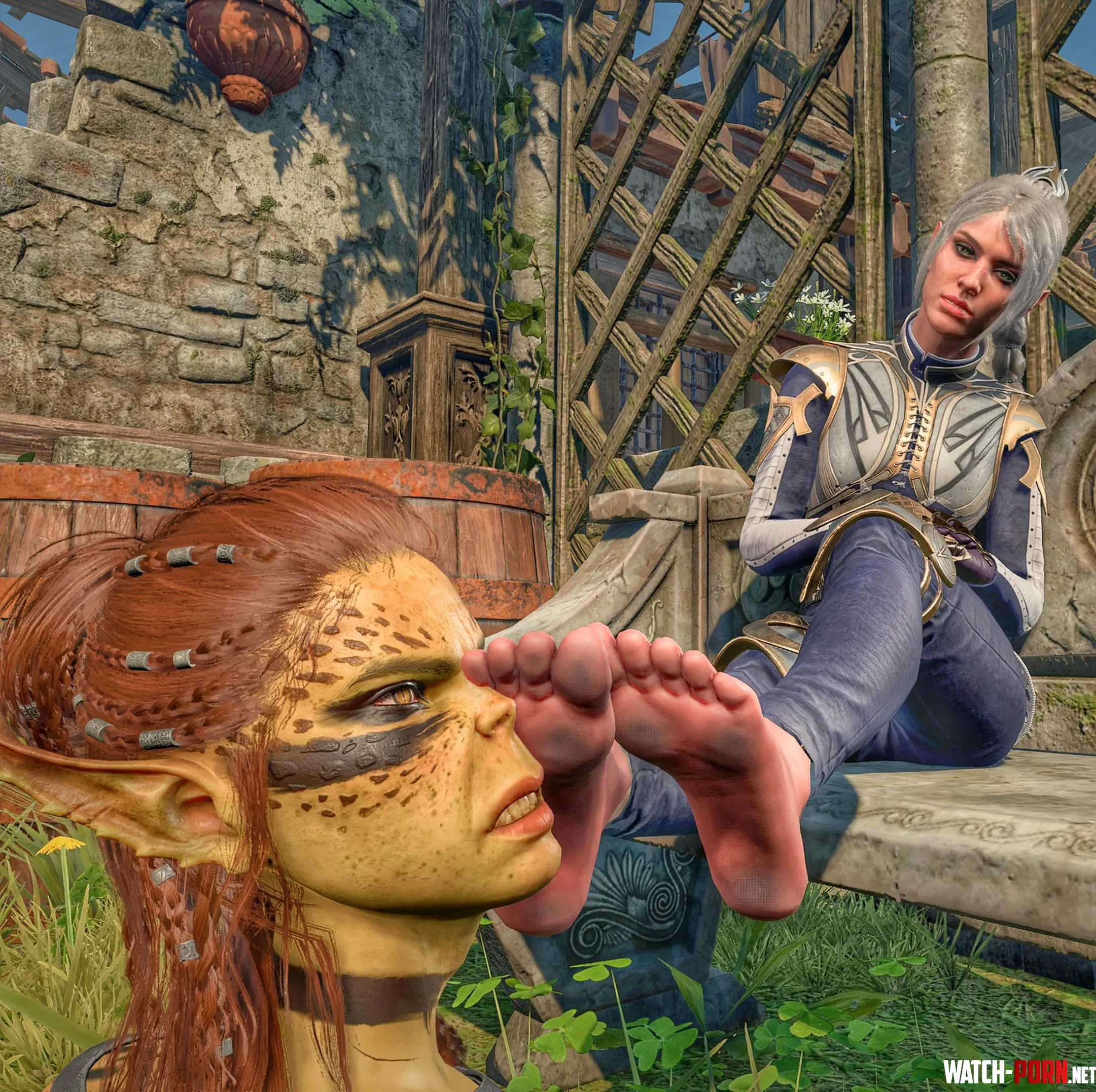 Dirty feet for Lae'zel [Shadowheart & Lae'zel] (Baldur’s gate 3) by Just_Berry_4900