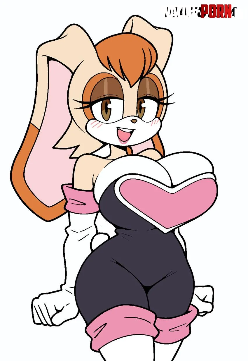 Cute Vanilla wears Rouge outfit [F] (mafufim) by RainDMask