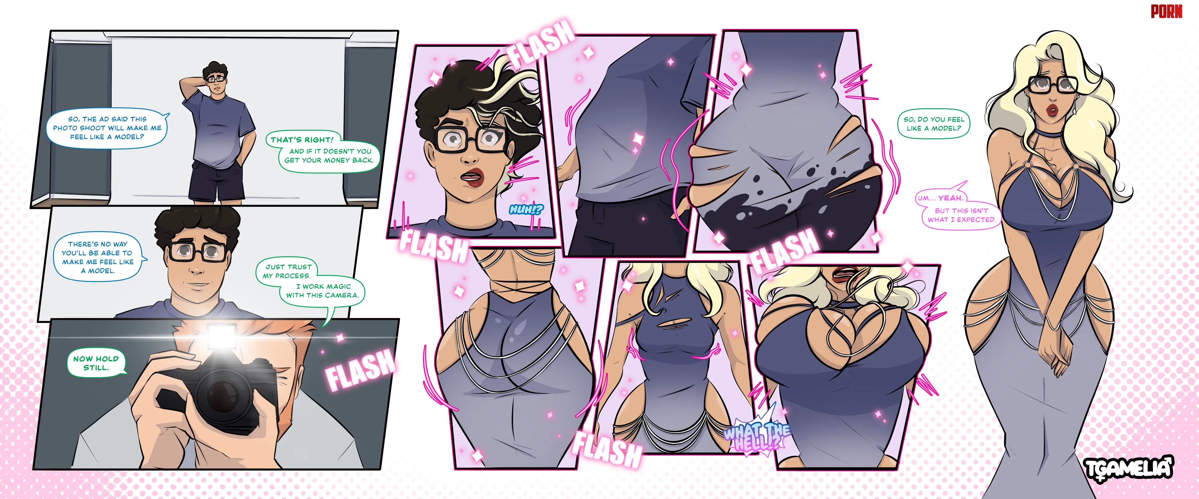 Photo Shoot [Mini-Comic] [TGAmelia] by Tgamelia