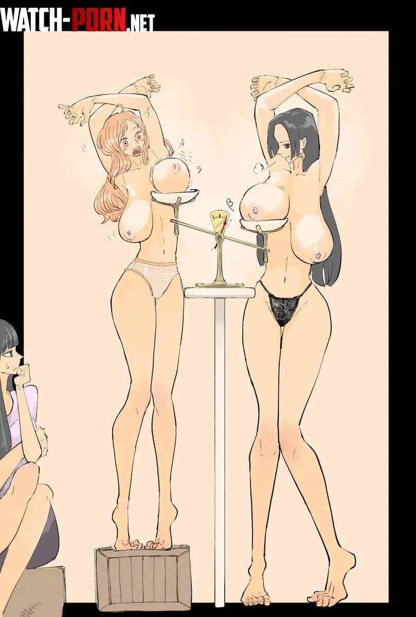 Whose boob weighs more (Middlefing1111) [One Piece] by OldClassic1439