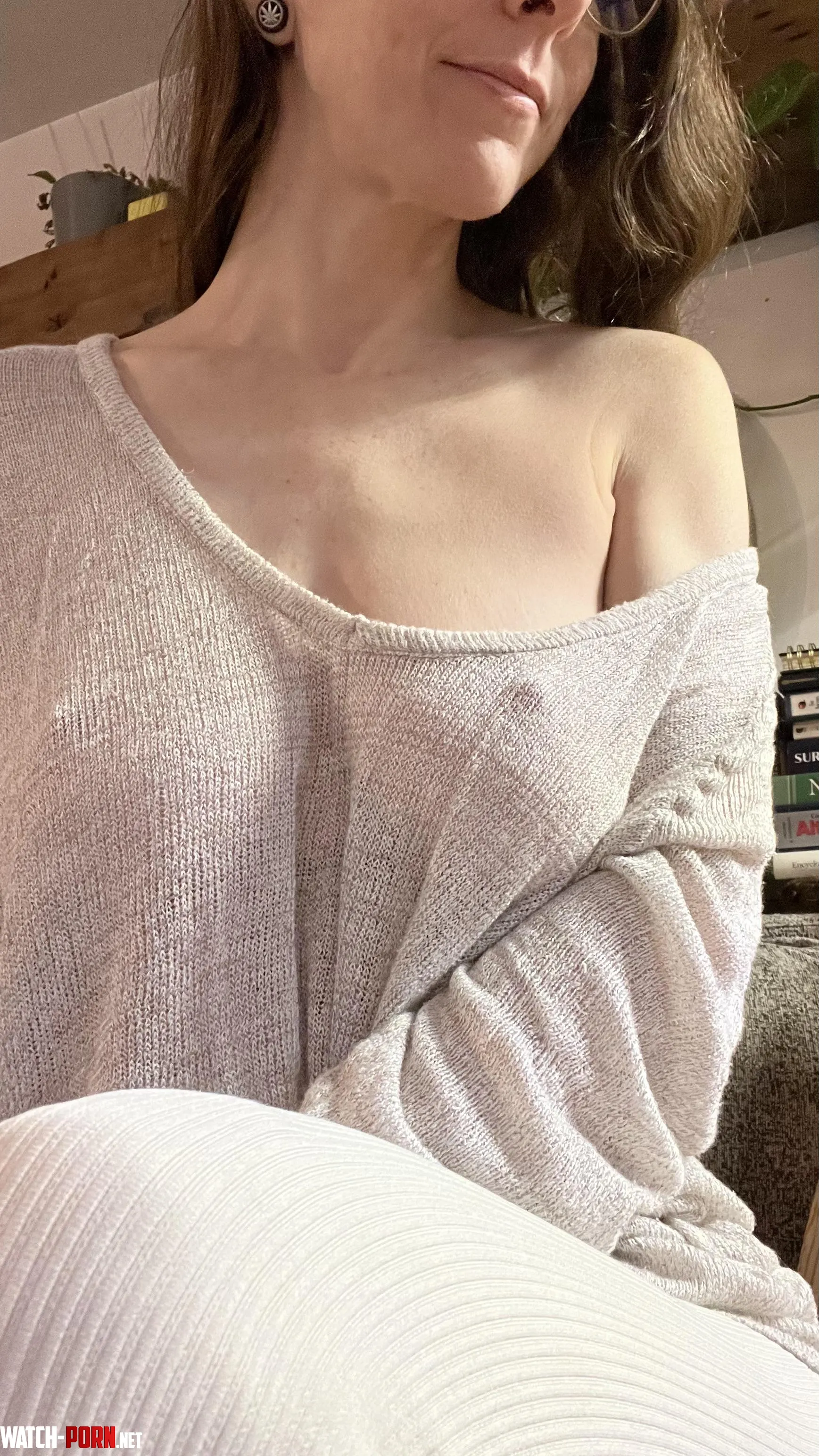 Risking it in this slouchy top today by morningg-sun