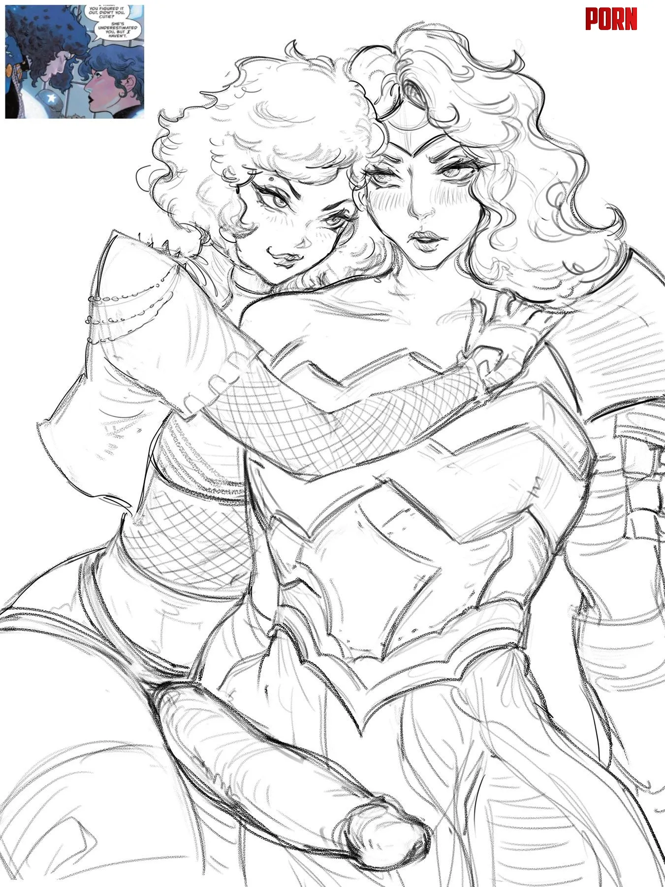 Zatanna x Wonder Woman (by me) by StarvingArtist2000